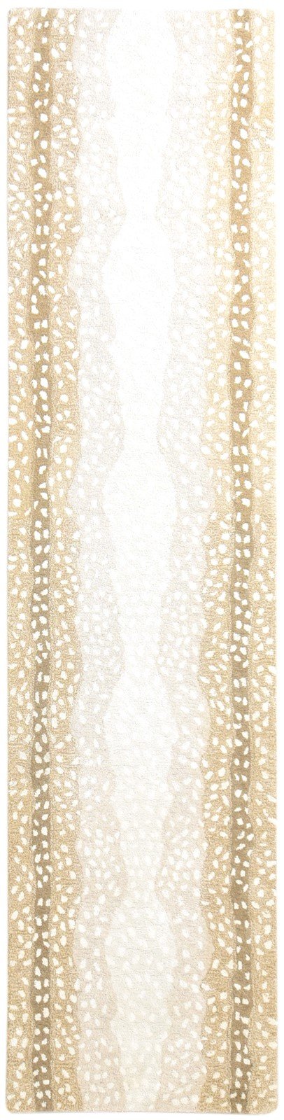 Antelope Rug Handmade Wool Animal Print Beige Area Rug