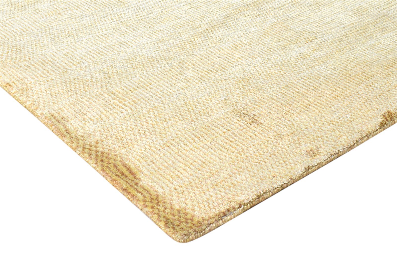 6X8 Rug Wool / Silk Brown Modern Handloom Scandinavian Solid Room Size Carpet 7864998822037
