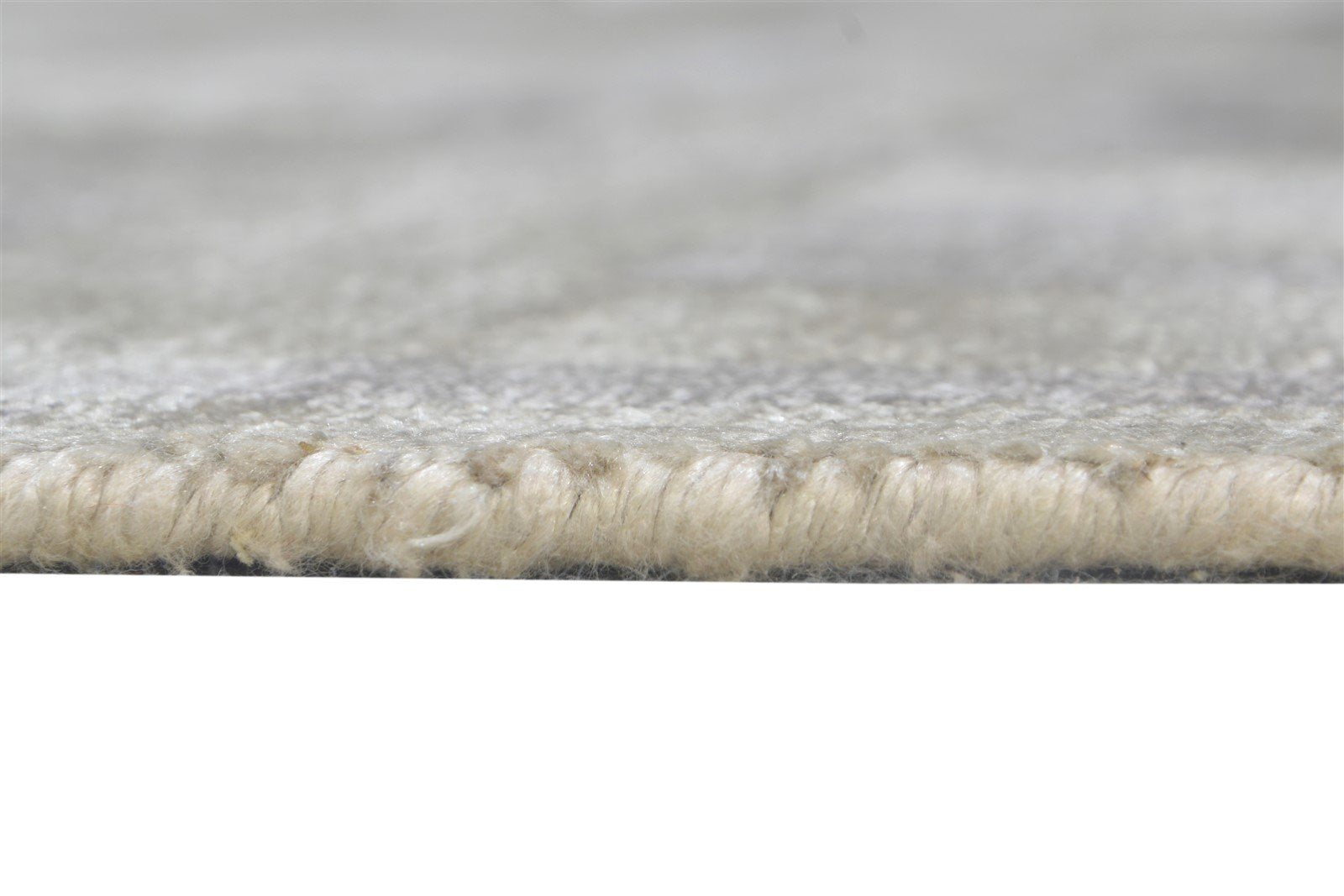 6X9 Rug Silk Beige Modern Hand Knotted Scandinavian Geometric Room Size Carpet 7865068191893