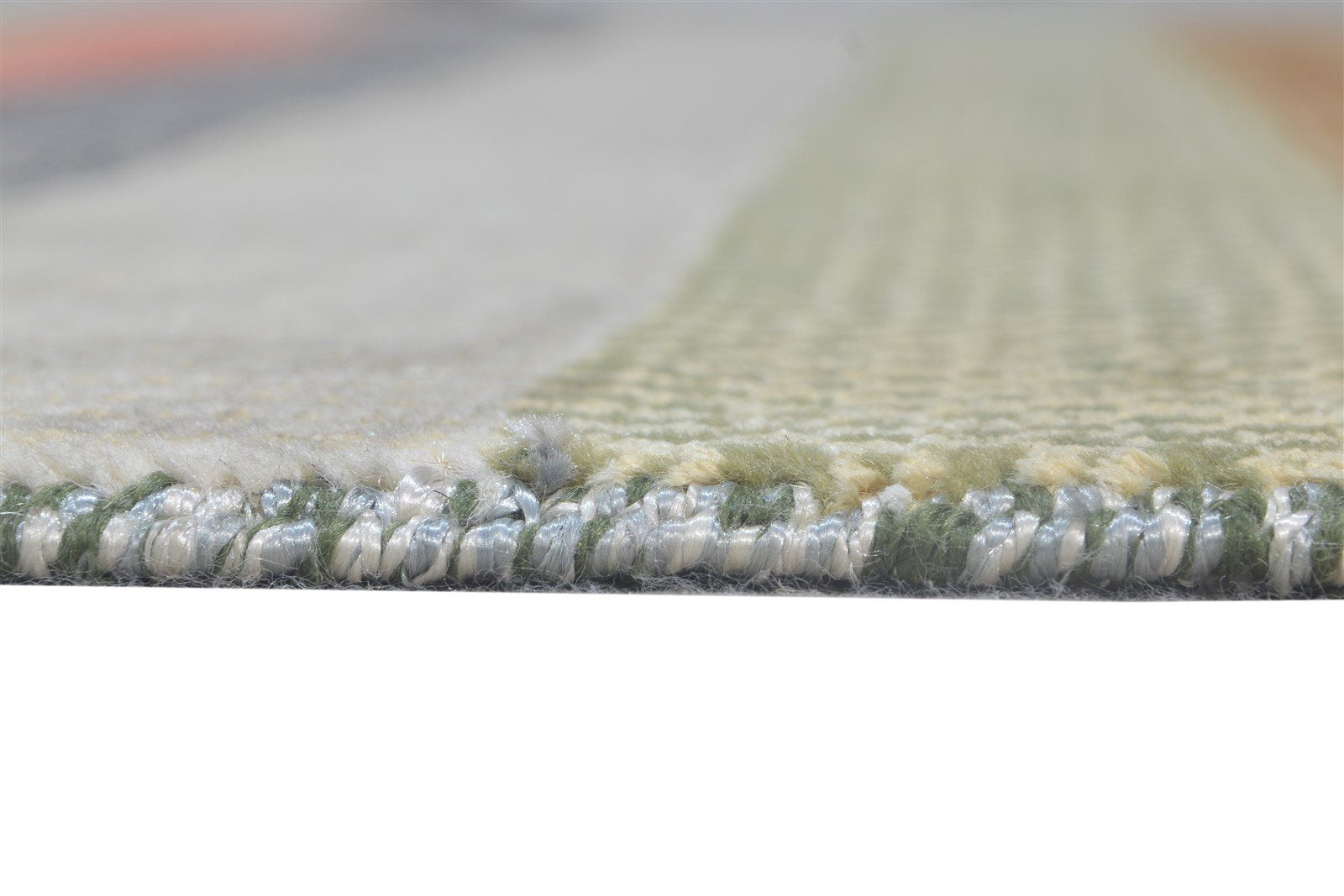 Ara 6X9 Rug Wool Multi Color Modern Hand Knotted Scandinavian Striped 7865149259925