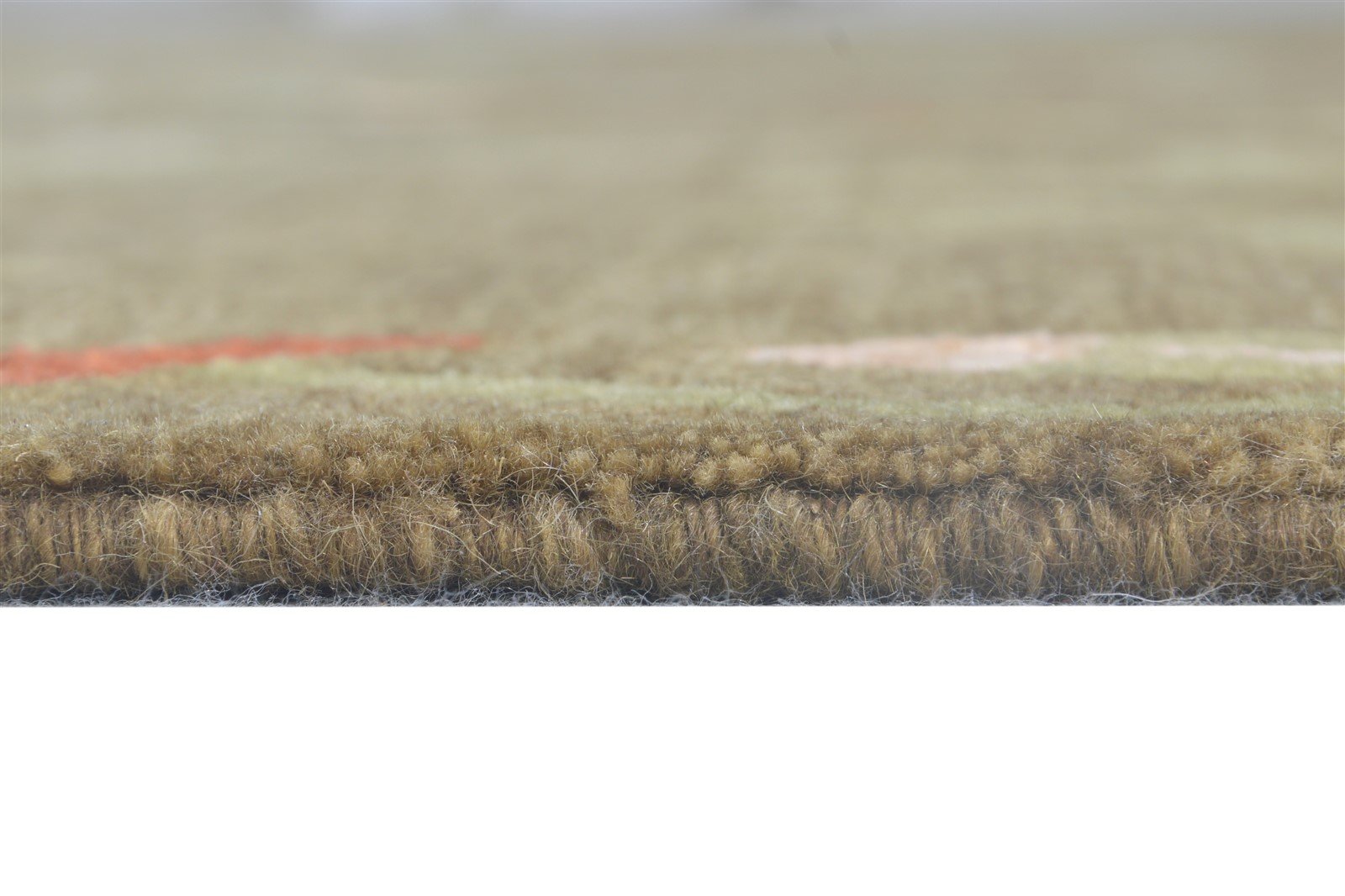 6X9 Rug Wool / Silk Brown Modern Hand Knotted French Floral Room Size Carpet 7865094602901