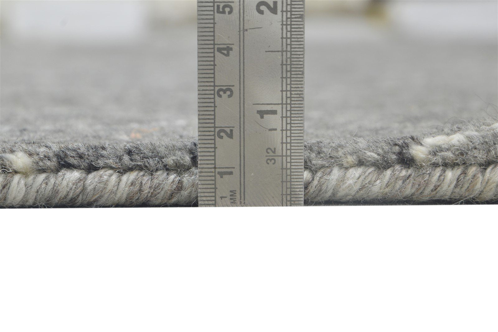6X9 Rug Wool / Silk Dark Grey Modern Hand Knotted Moroccan Trellis Room Size 7864154587285