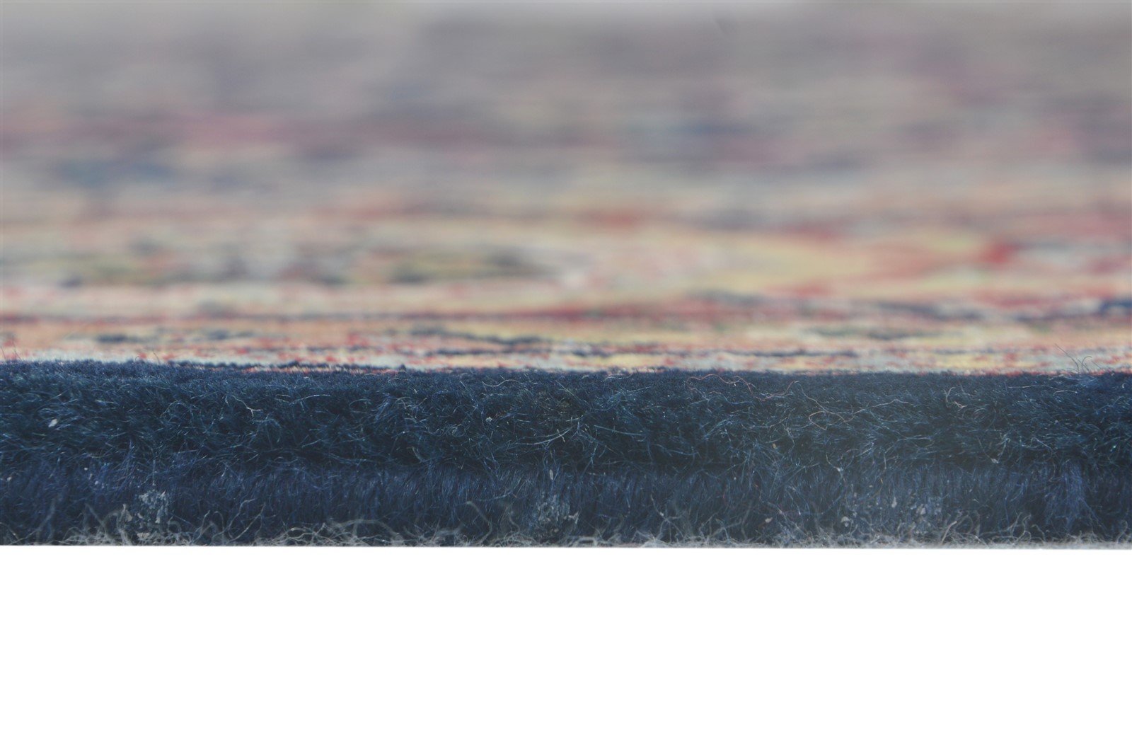 7' X 10' Rug Wool Black Persian Hand Knotted Kashan Oriental Large Carpet 7864630804629