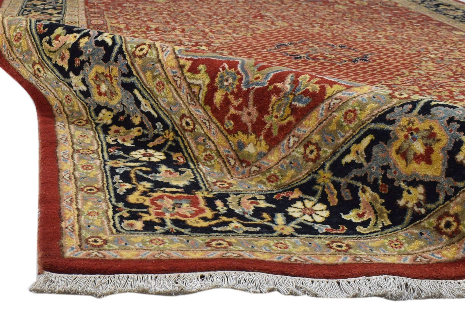 7' X 10' Rug Wool Red Persian Hand Knotted Bijar Oriental Large Carpet 7860693762197