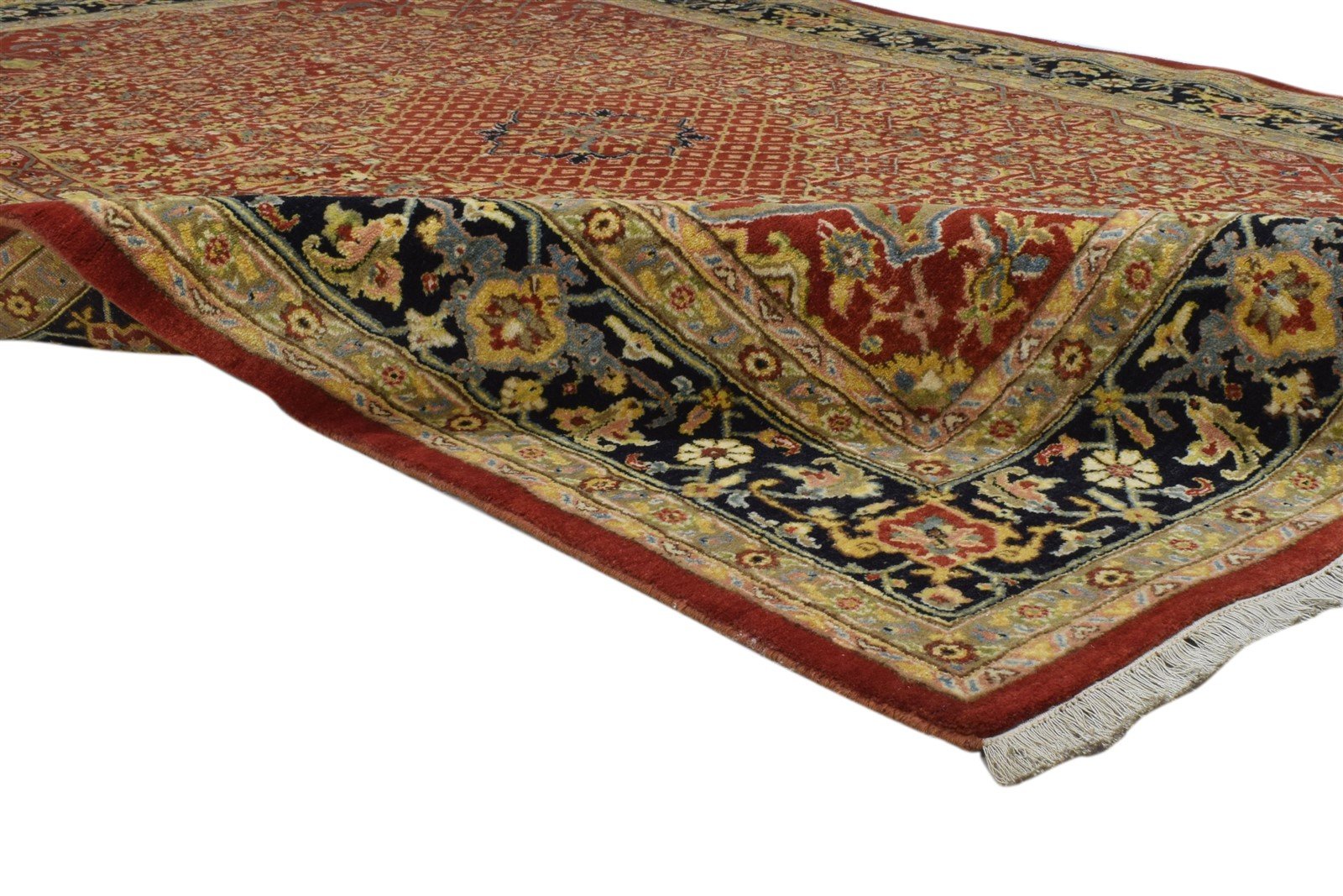 7' X 10' Rug Wool Red Persian Hand Knotted Bijar Oriental Large Carpet 7860693762197