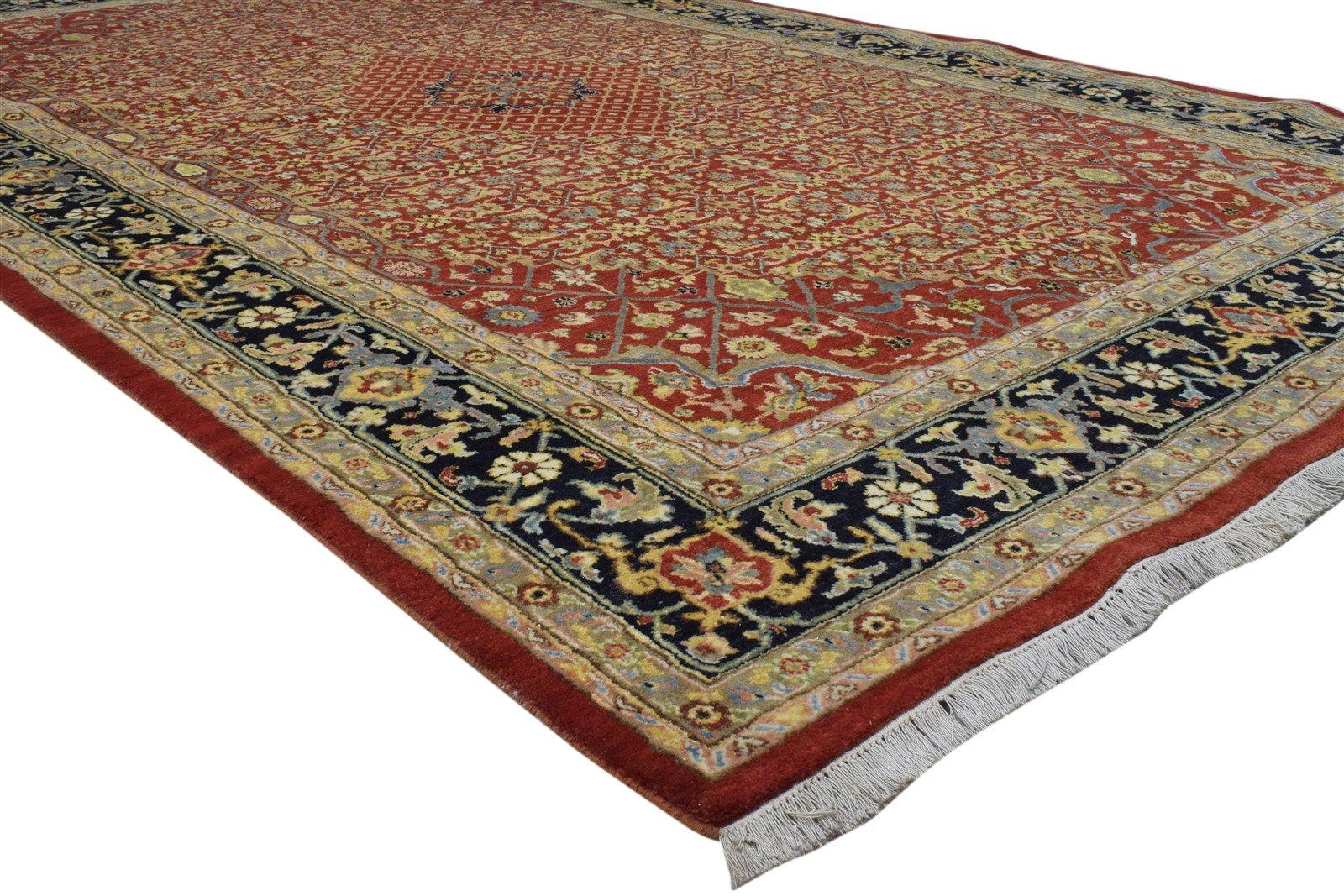 7' X 10' Rug Wool Red Persian Hand Knotted Bijar Oriental Large Carpet 7860693762197