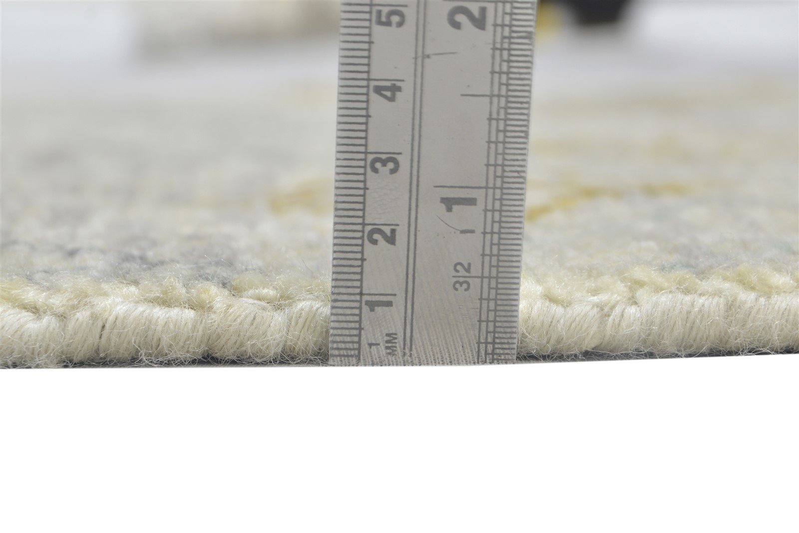 7' X 6' Rug Wool Grey Modern Hand Knotted Scandinavian Diamond Large Carpet 7864098324629