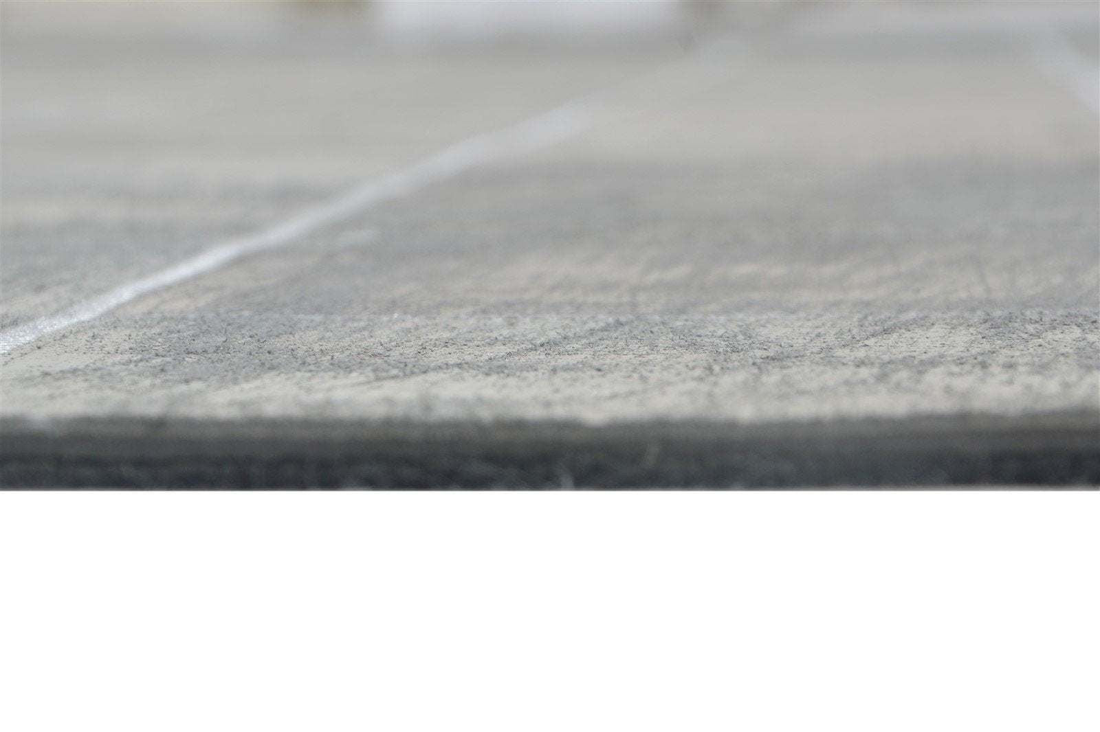 8' X 10' Rug Leather Grey Modern Hand Woven Scandinavian Bordered Large Carpet 7864783667349
