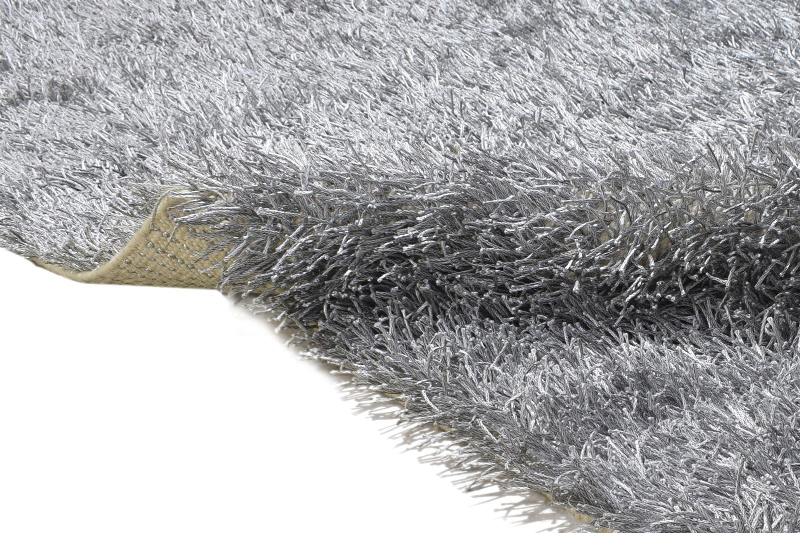 8' X 10' Rug Polyester Grey Modern Hand Woven American Abstract Large Carpet 7865106694293