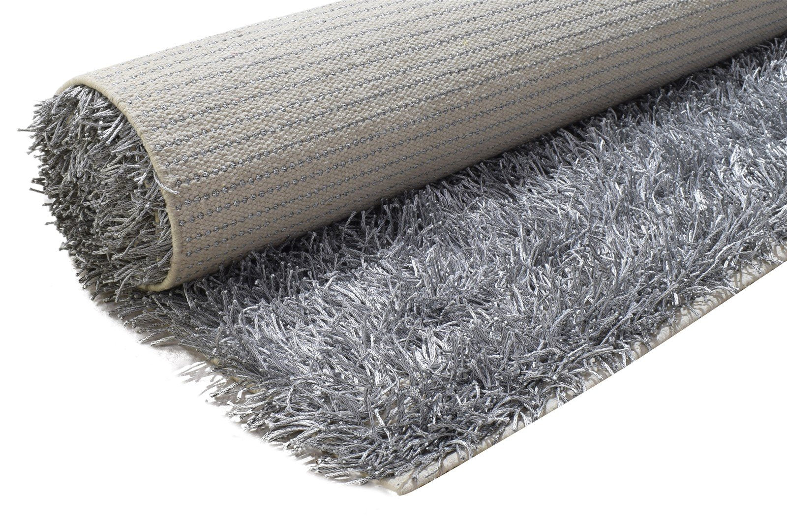 8' X 10' Rug Polyester Grey Modern Hand Woven American Abstract Large Carpet 7865106694293