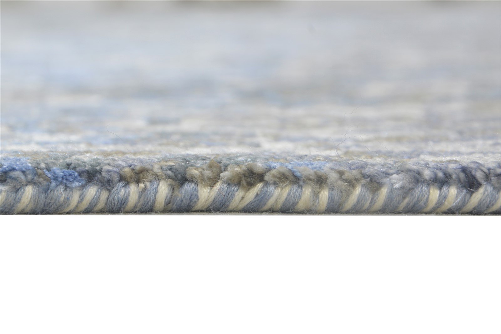 8' X 10' Rug Silk Dark Grey Modern Hand Knotted Indian Abstract Large Carpet 7864319246485