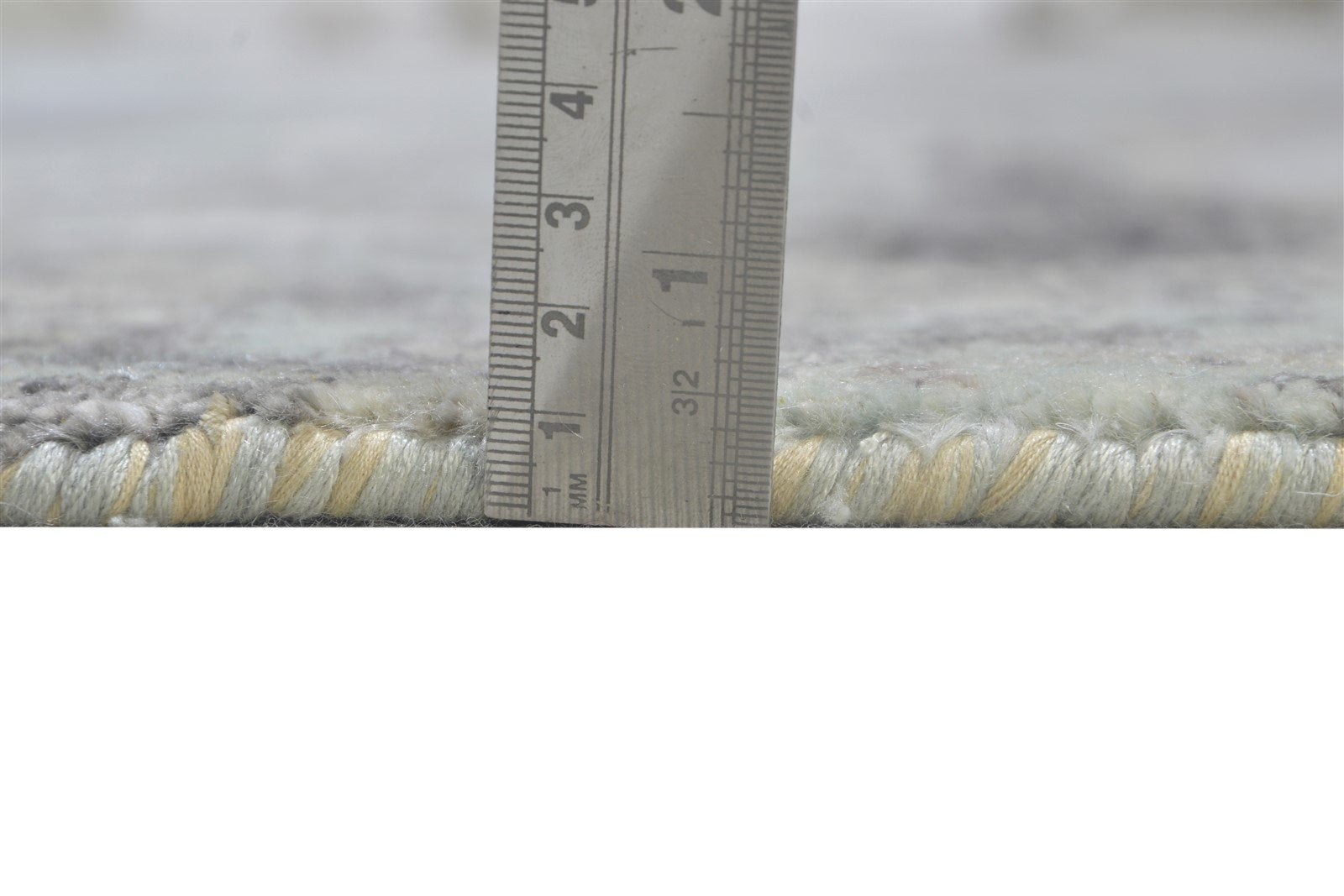 8' X 10' Rug Silk Grey Modern Hand Knotted Indian Abstract Large Carpet 7864318951573