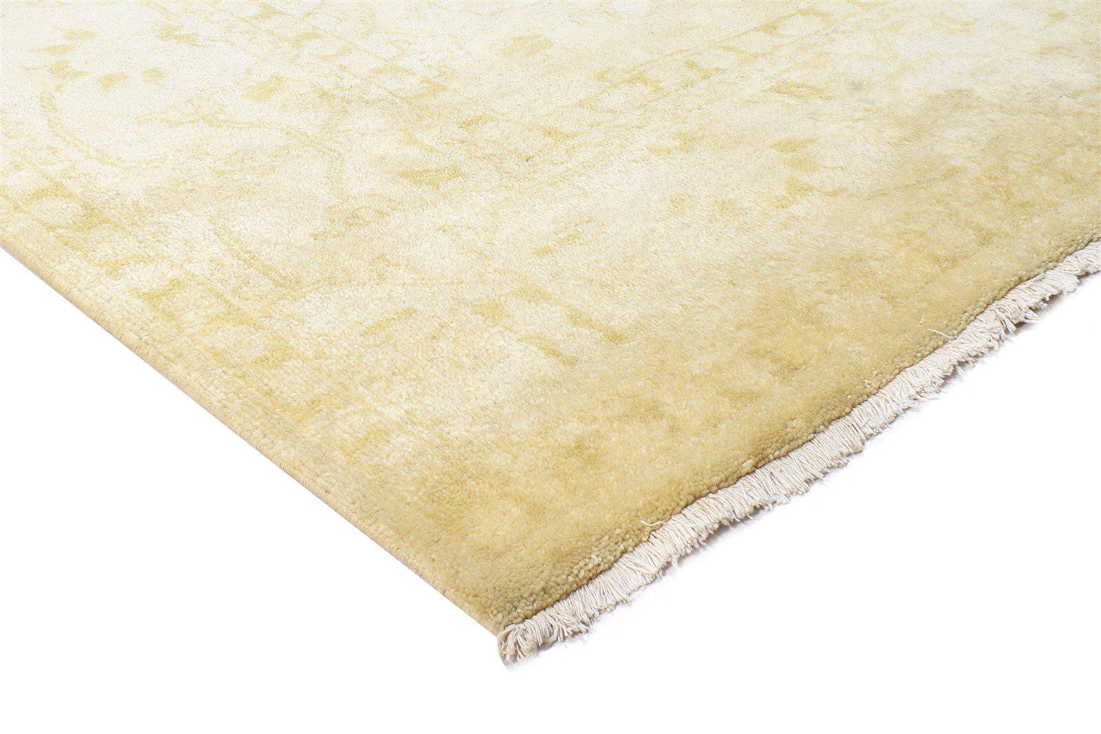 8' X 10' Rug Wool Beige Persian Hand Knotted Oushak Oriental Large Carpet 7865009963157