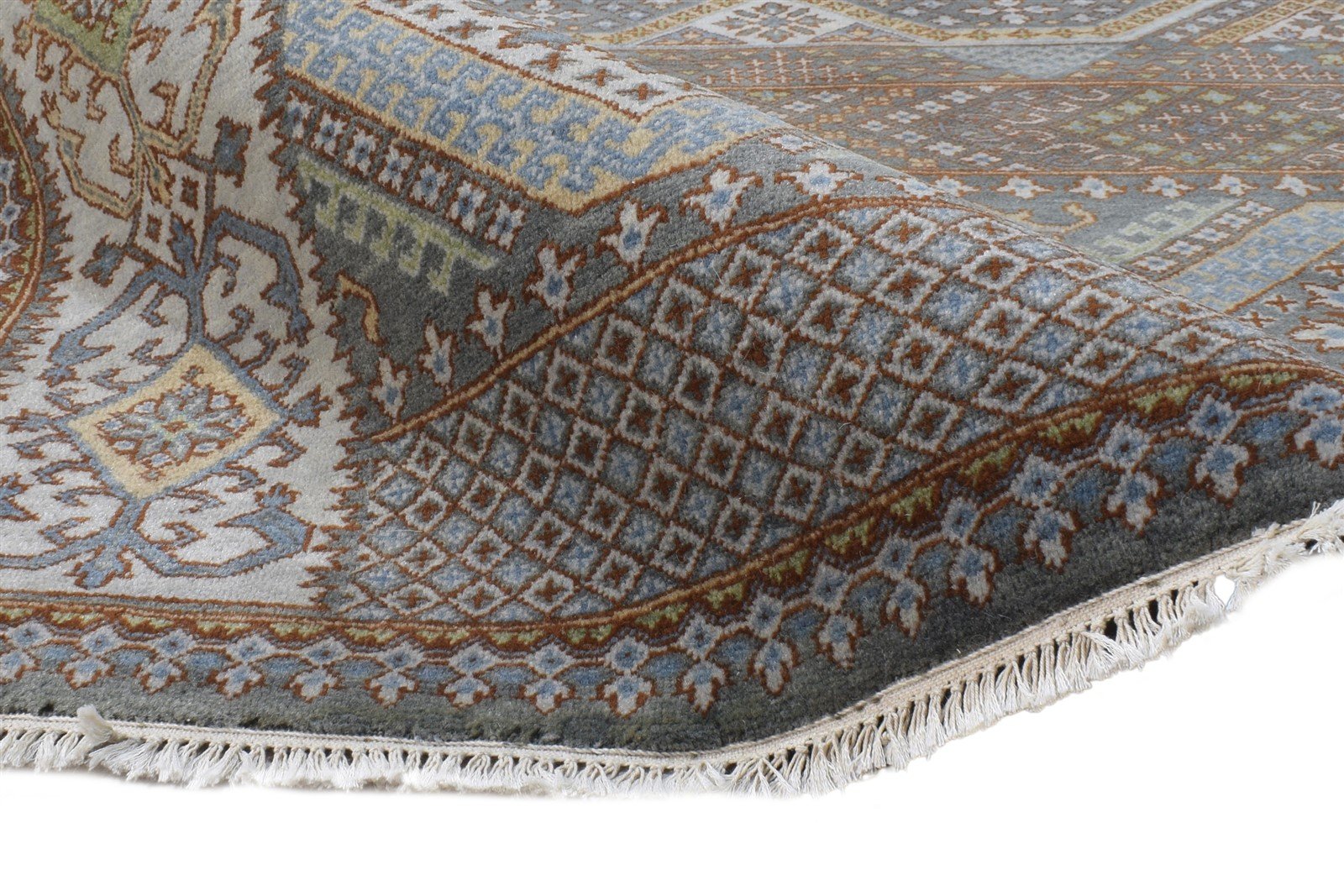 8' X 10' Rug Wool Brown Tribal Hand Knotted Southwestern Oriental Large Carpet 7864620875925