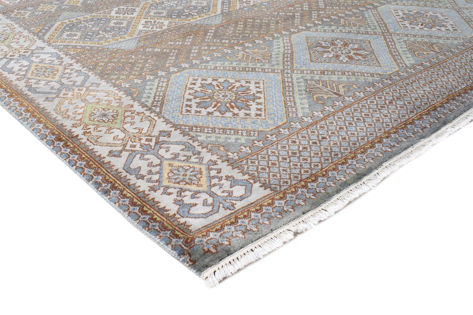 8' X 10' Rug Wool Brown Tribal Hand Knotted Southwestern Oriental Large Carpet 7864620875925