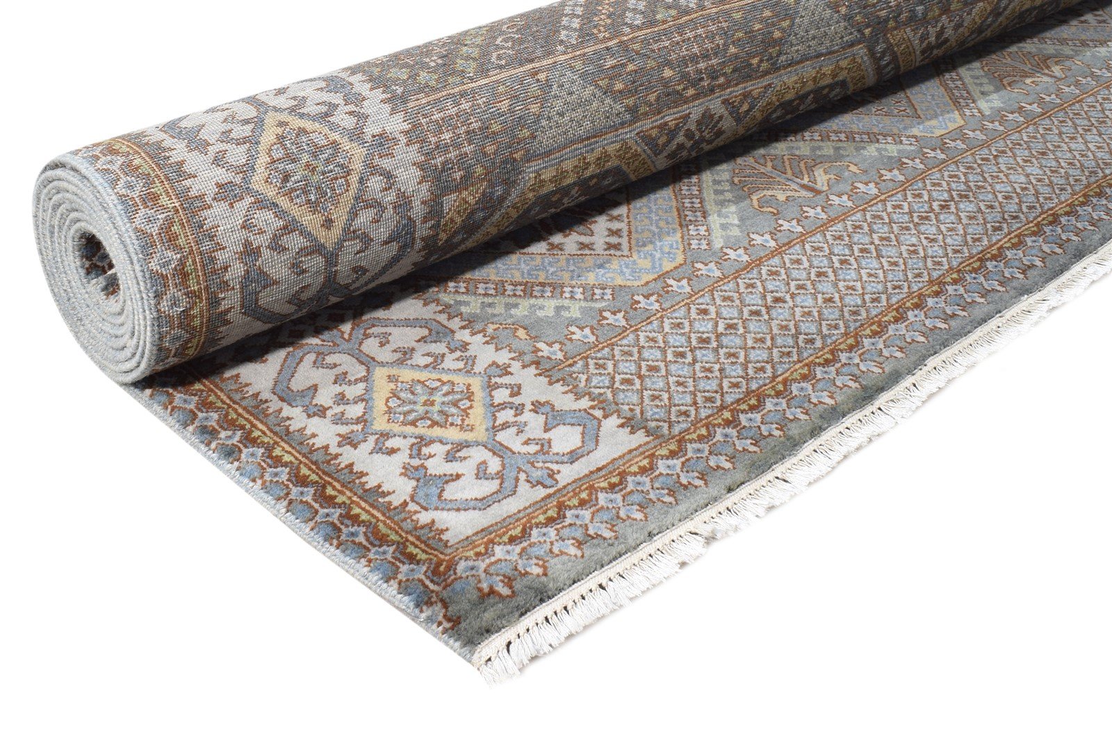 8' X 10' Rug Wool Brown Tribal Hand Knotted Southwestern Oriental Large Carpet 7864620875925
