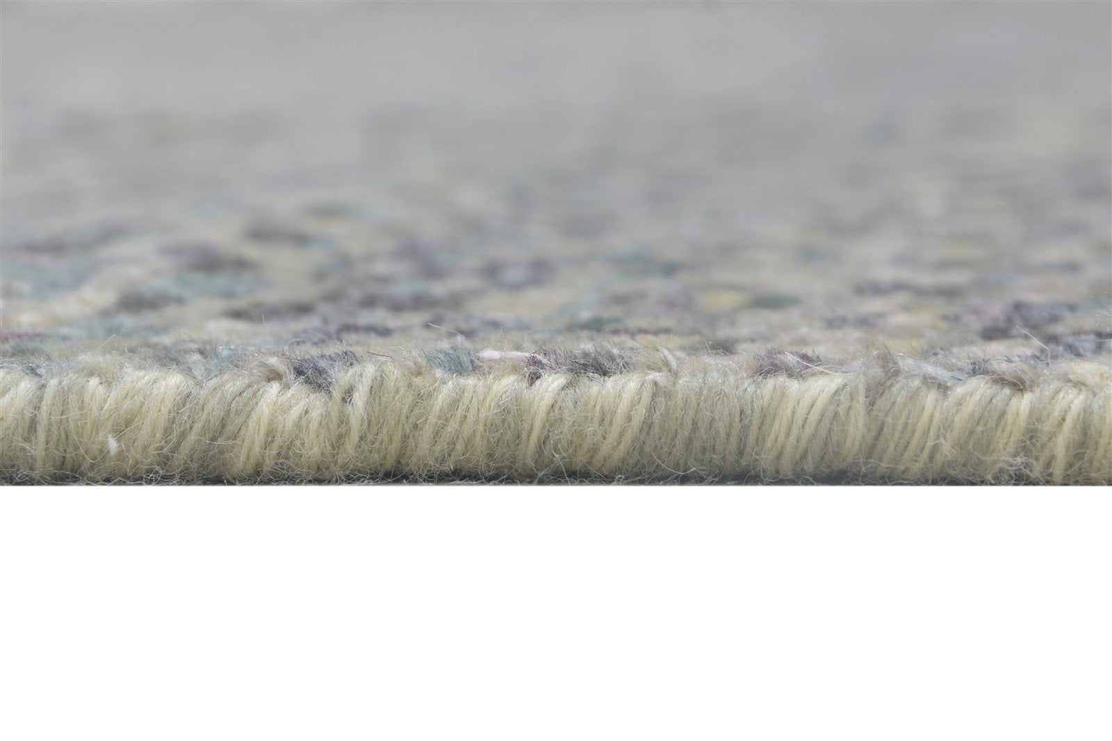8' X 10' Rug Wool Grey Modern Hand Knotted Scandinavian Abstract Large Carpet 7864342216853