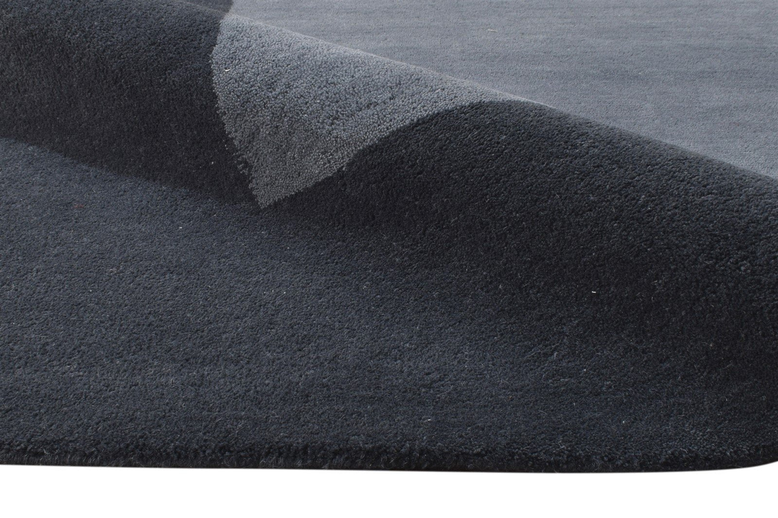 8' X 10' Rug Wool Grey Modern Hand Tufted Scandinavian Bordered Large Carpet 7865146015893