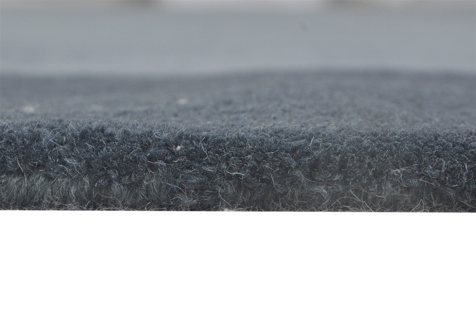 8' X 10' Rug Wool Grey Modern Hand Tufted Scandinavian Bordered Large Carpet 7865146015893