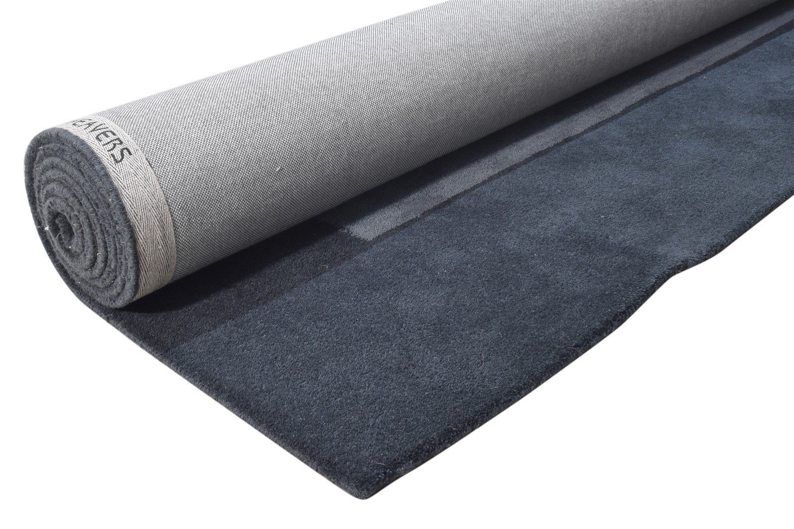 8' X 10' Rug Wool Grey Modern Hand Tufted Scandinavian Bordered Large Carpet 7865146015893