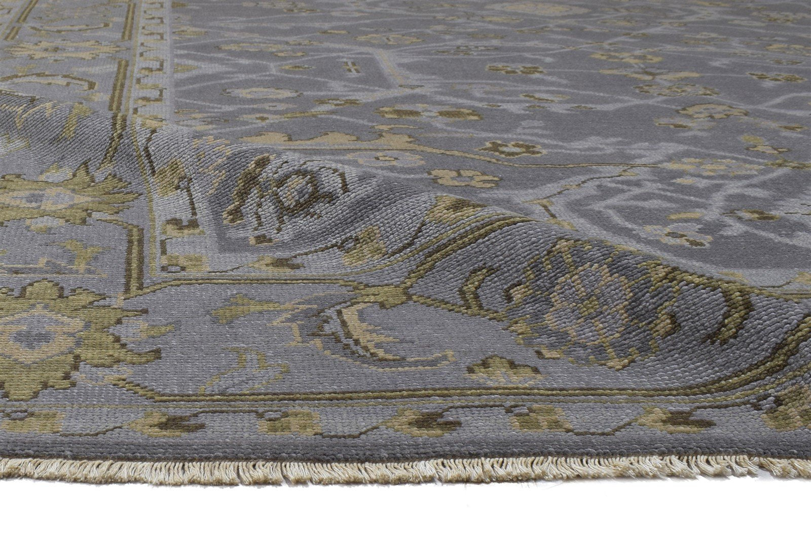 8' X 10' Rug Wool Grey Persian Hand Knotted Bijar Oriental Large Carpet 7864169824405