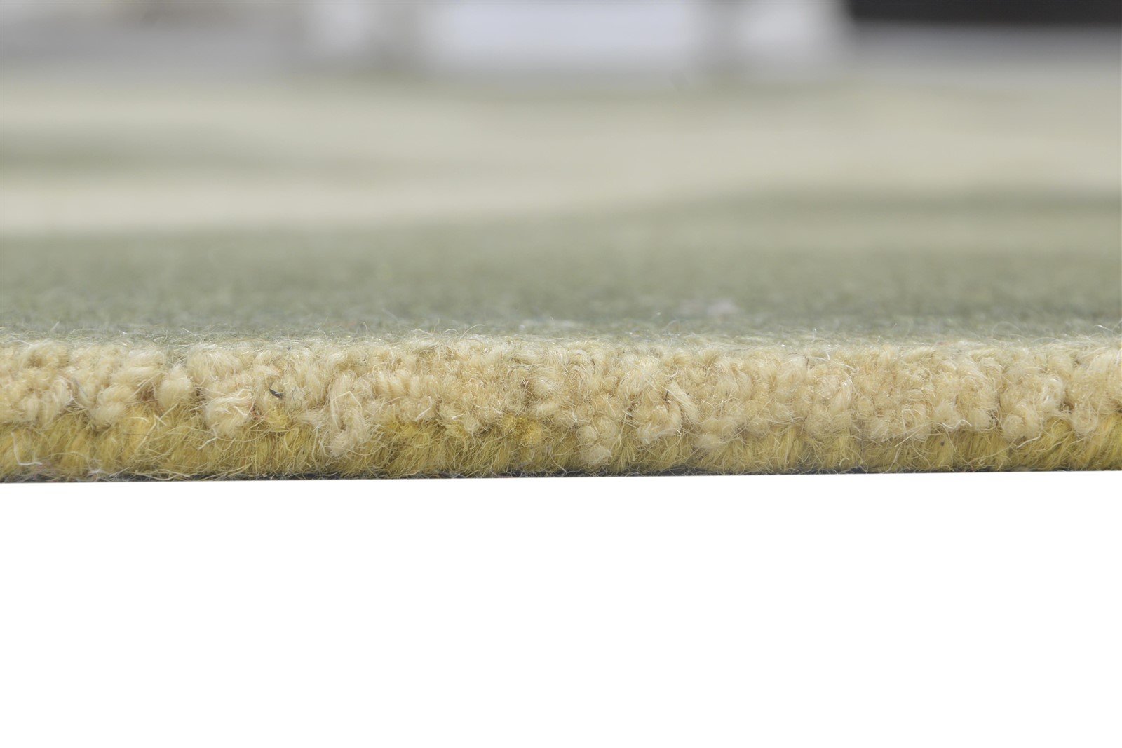 8' X 10' Rug Wool Khaki Modern Hand Tufted Shibori Tie Dye Large Carpet 7864305778837