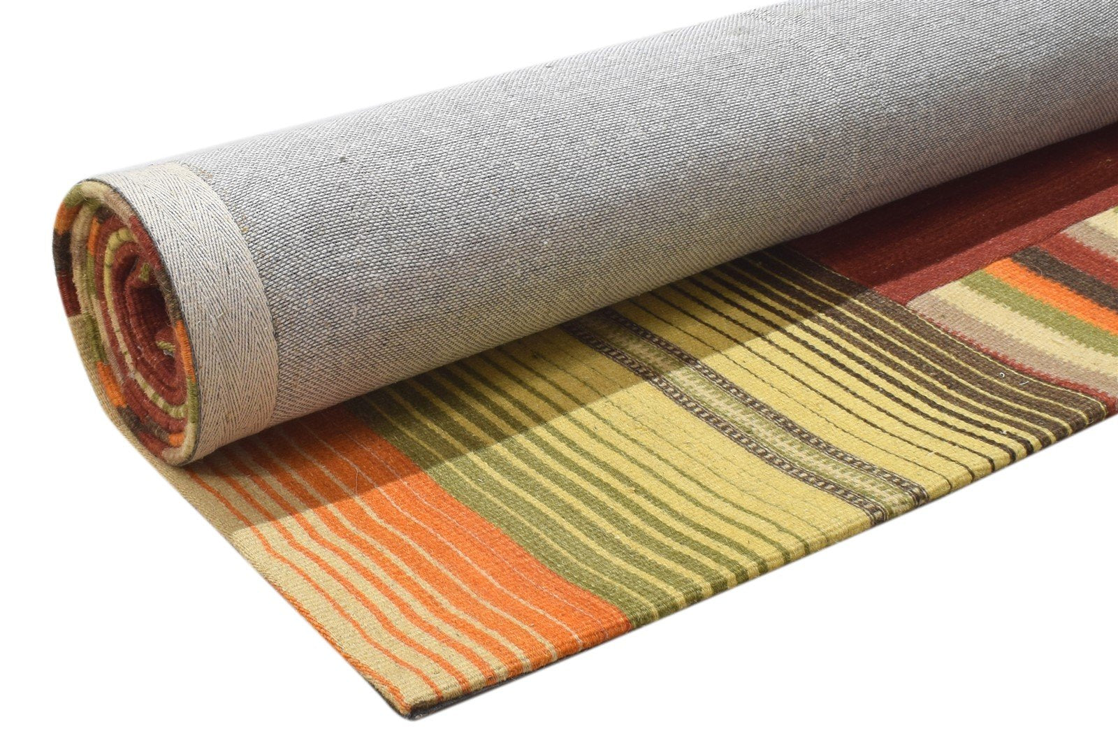 8' X 10' Rug Wool Red Modern Hand Tufted Scandinavian Geometric Large Carpet 7864109662357