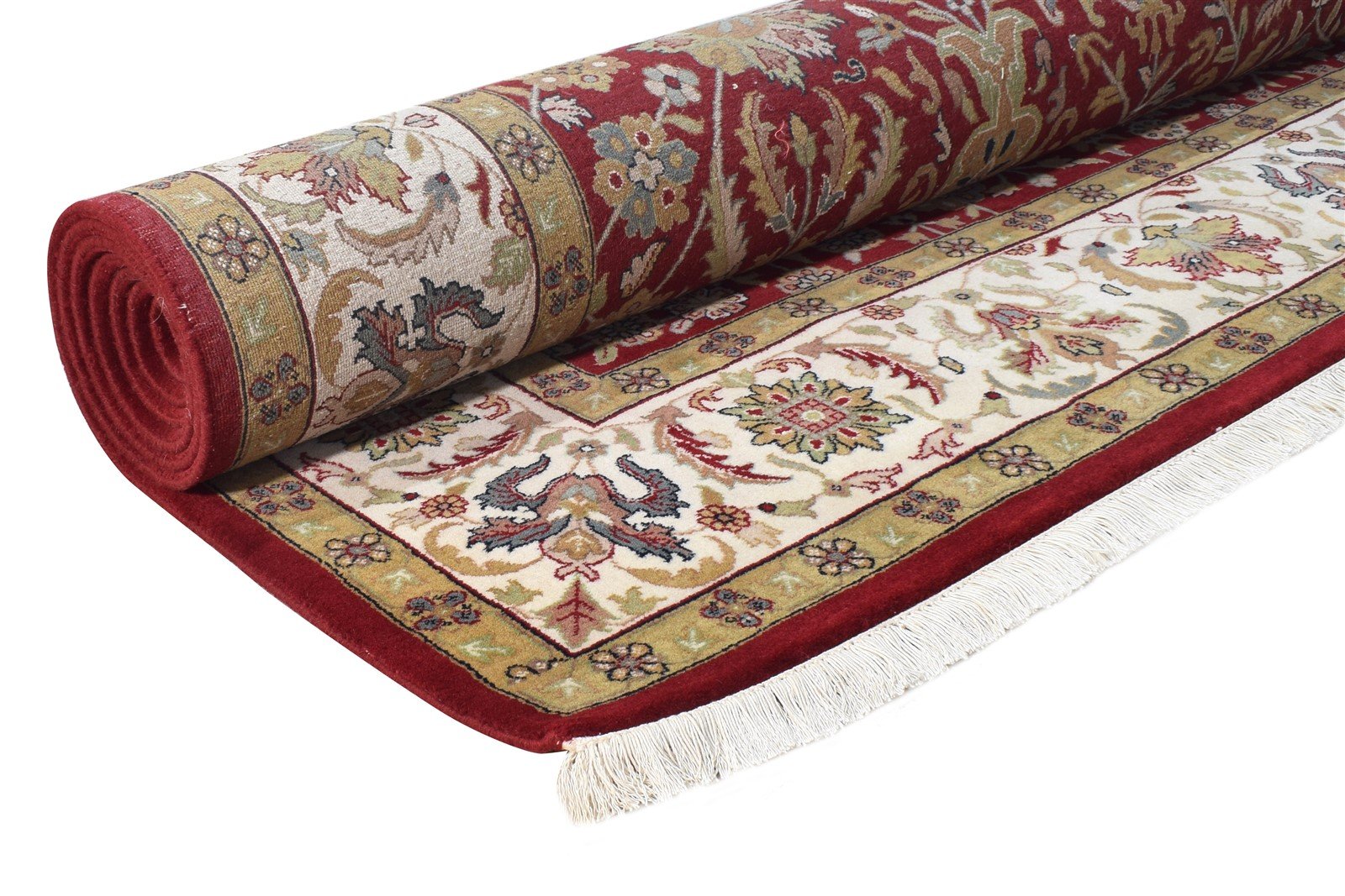 8' X 10' Rug Wool Red Persian Hand Knotted Kashan Oriental Large Carpet 7864677105813