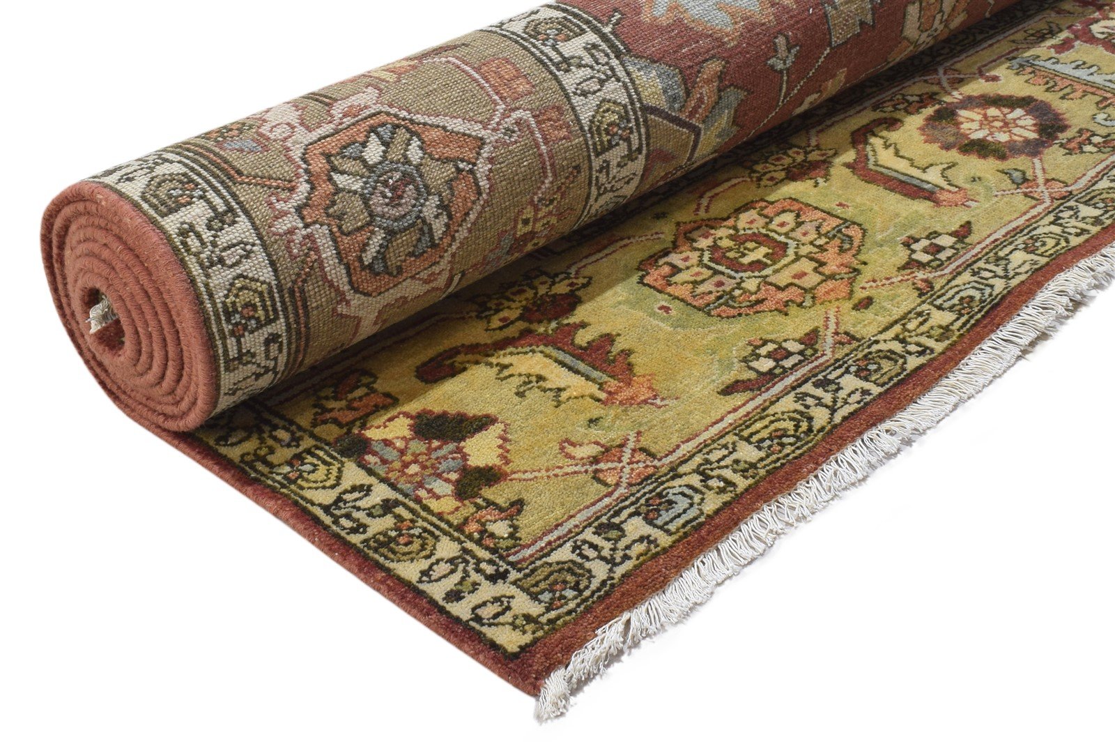 8' X 10' Rug Wool Red Persian Hand Knotted Kashan Oriental Large Carpet 7864192860309