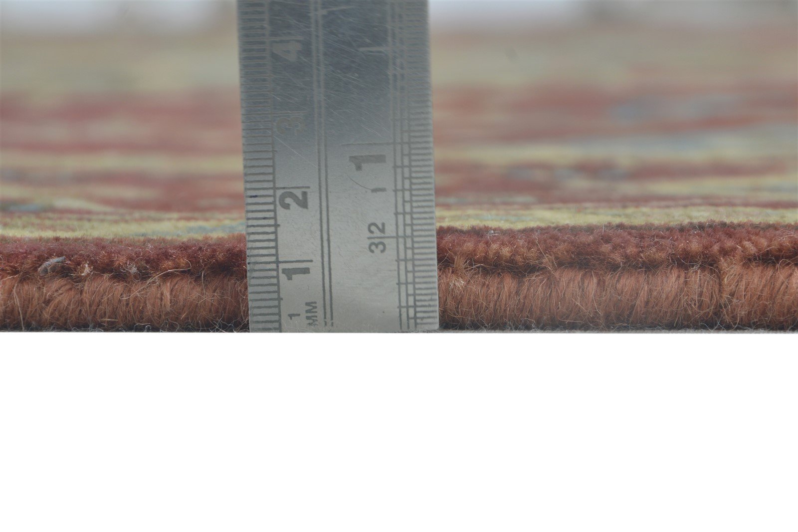 8' X 10' Rug Wool Red Persien Hand Knotted Heriz-Indian Oriental Large Carpet 7864318132373