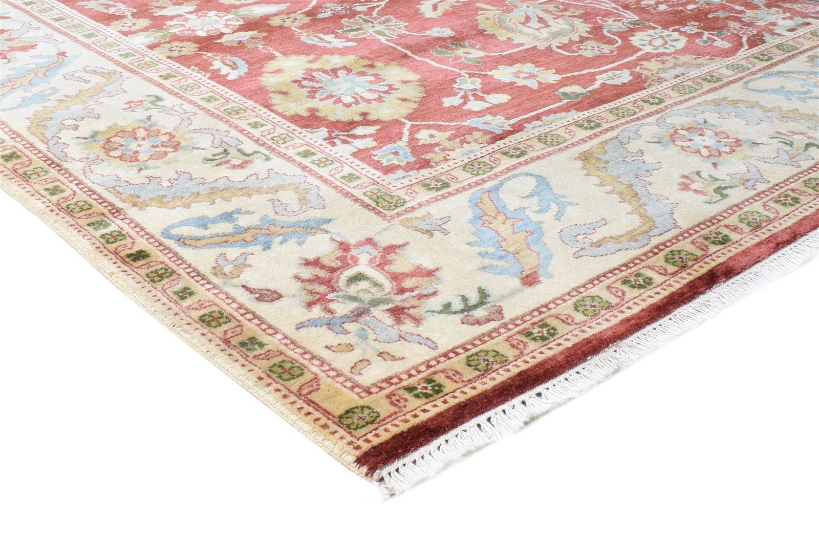 8' X 10' Rug Wool Red Persien Hand Knotted Kashan Oriental Large Carpet 7864584110229