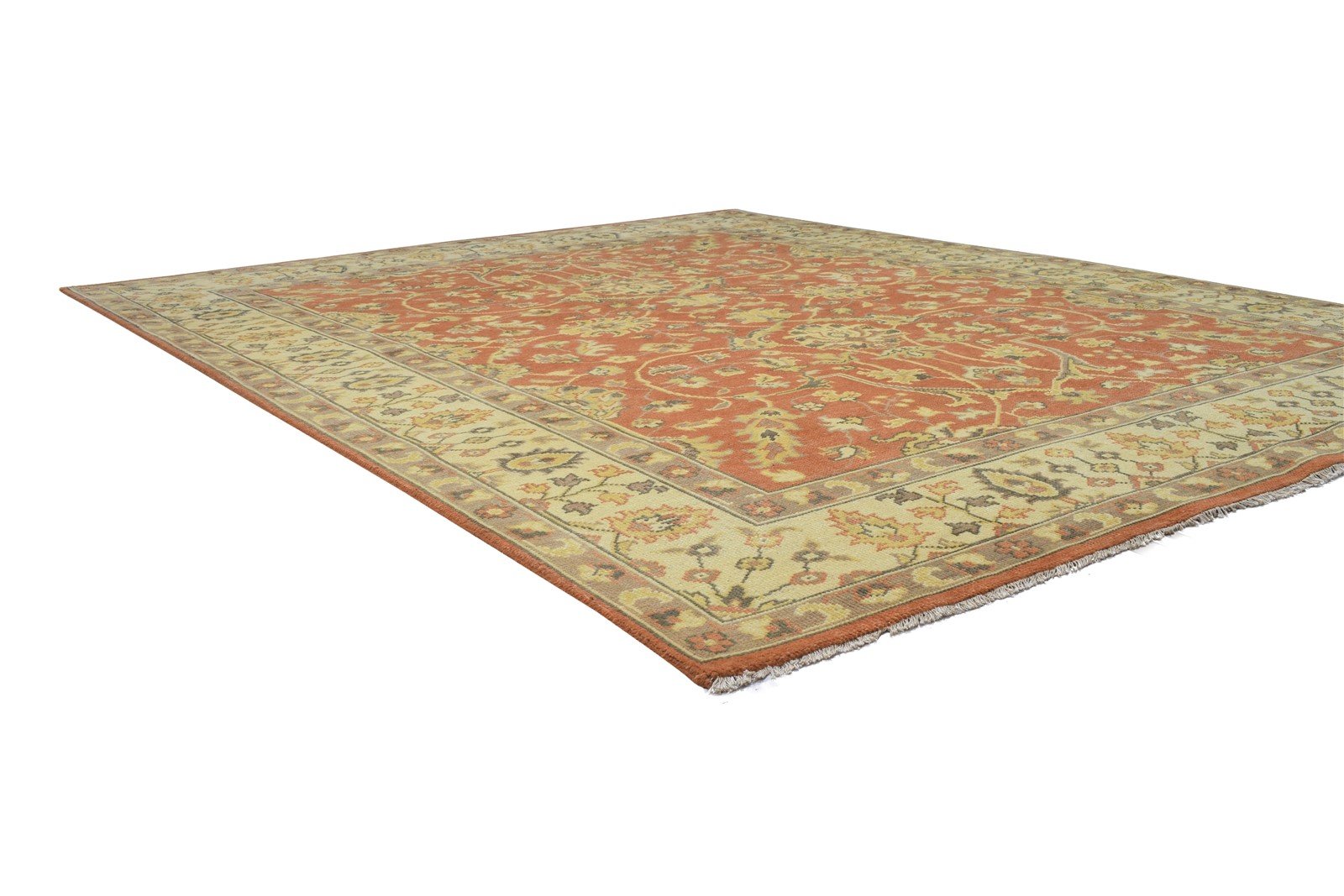 8' X 10' Rug Wool Rust Persian Hand Knotted Kashan Oriental Large Carpet 7864167268501