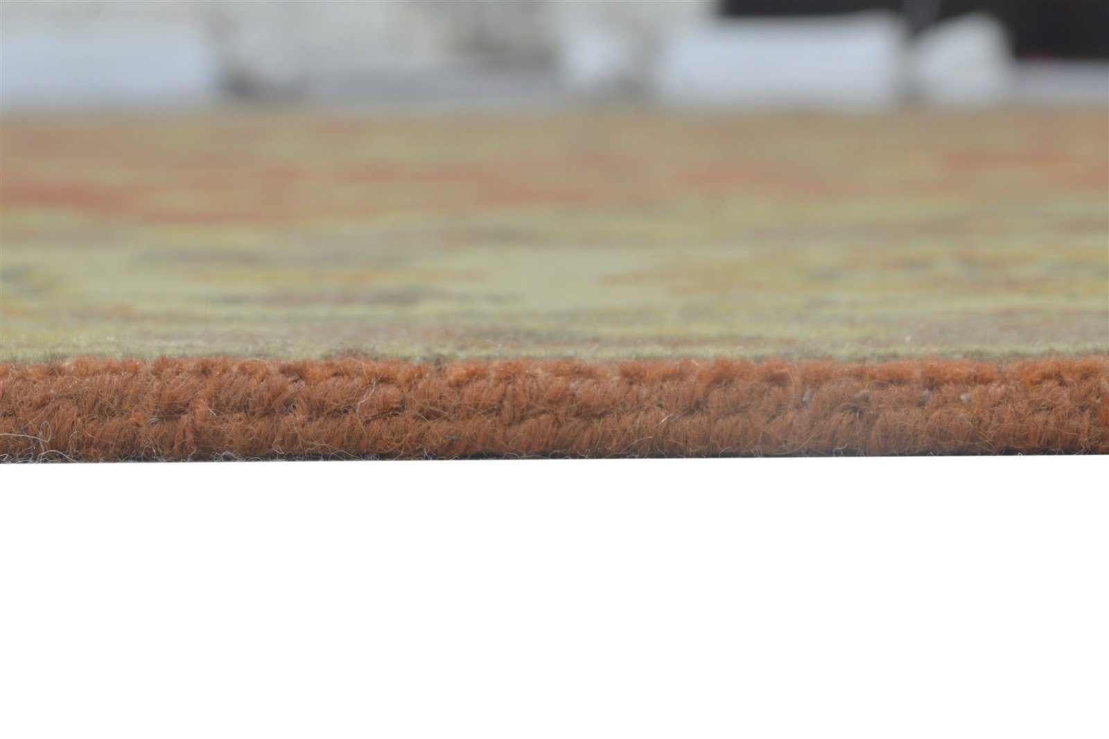 8' X 10' Rug Wool Rust Persian Hand Knotted Kashan Oriental Large Carpet 7864167268501