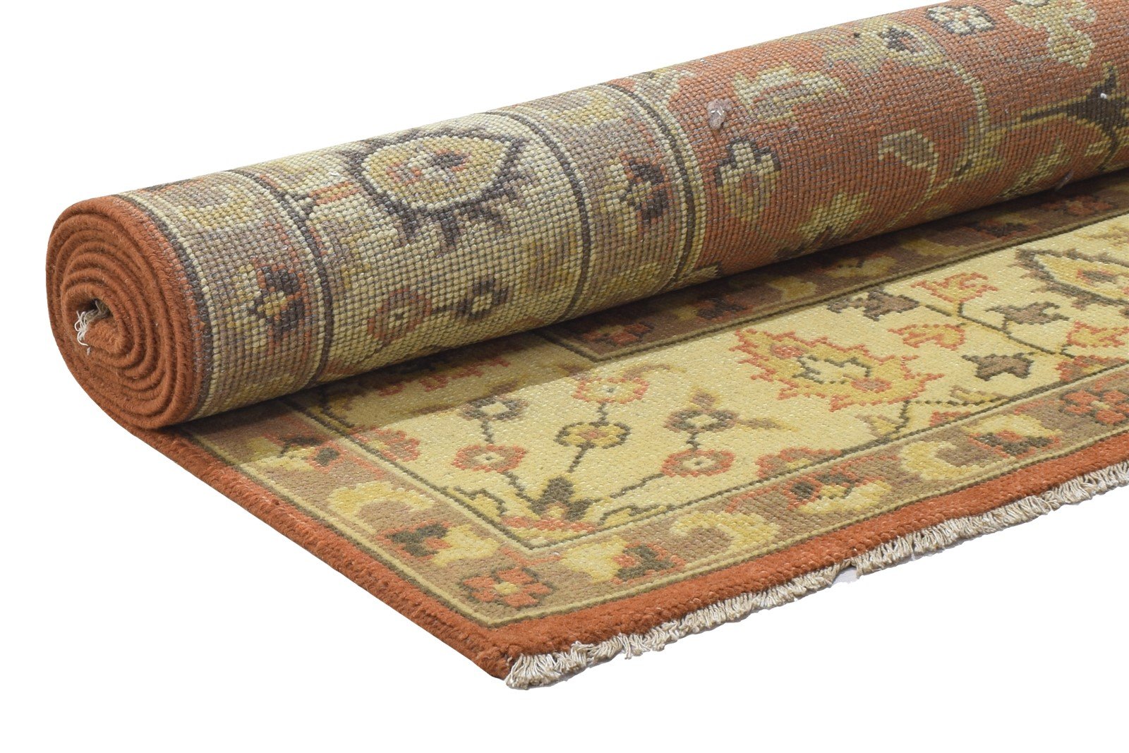8' X 10' Rug Wool Rust Persian Hand Knotted Kashan Oriental Large Carpet 7864167268501