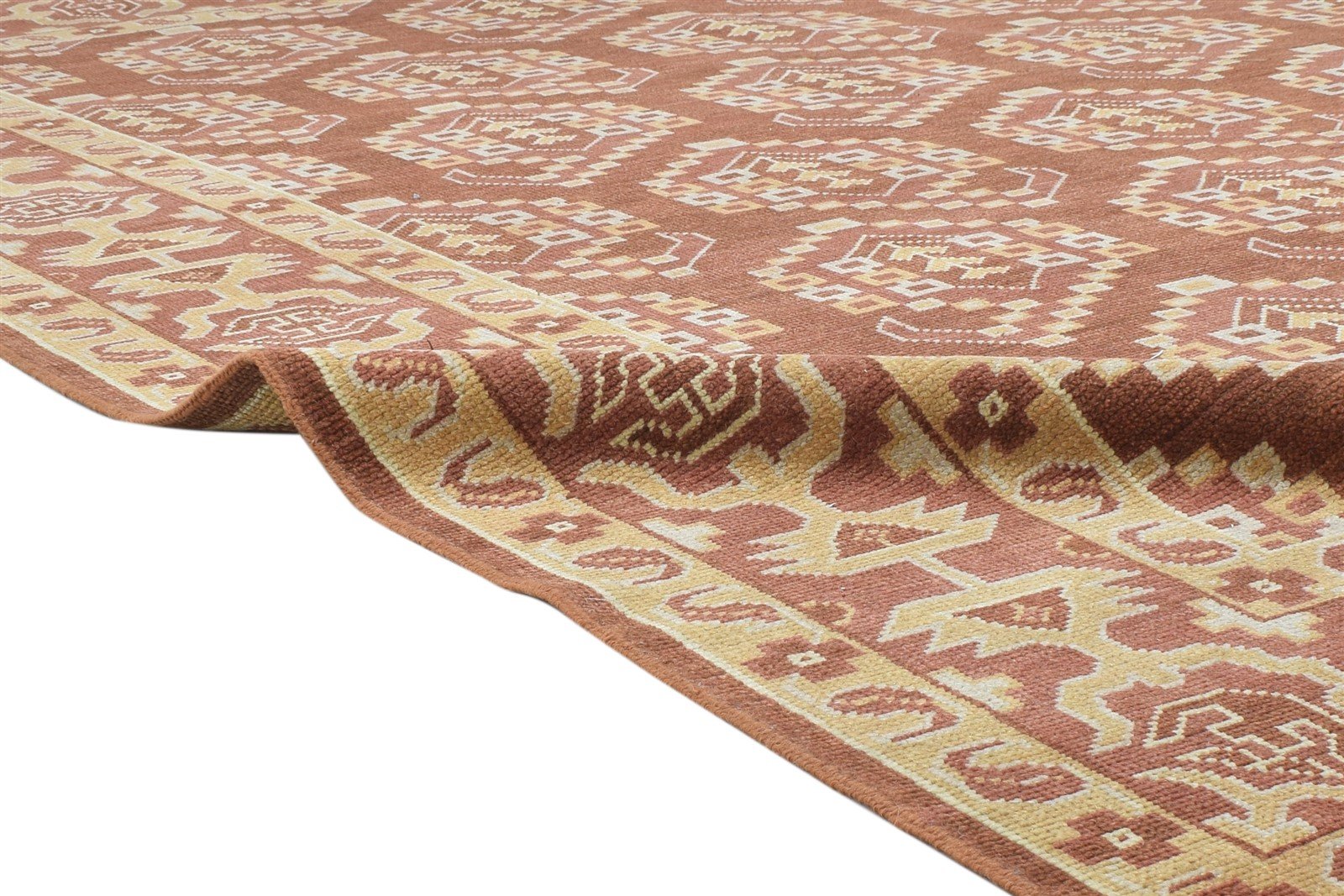 8' X 10' Rug Wool Rust Persian Hand Knotted Oriental Paisley Large Carpet 7864170348693