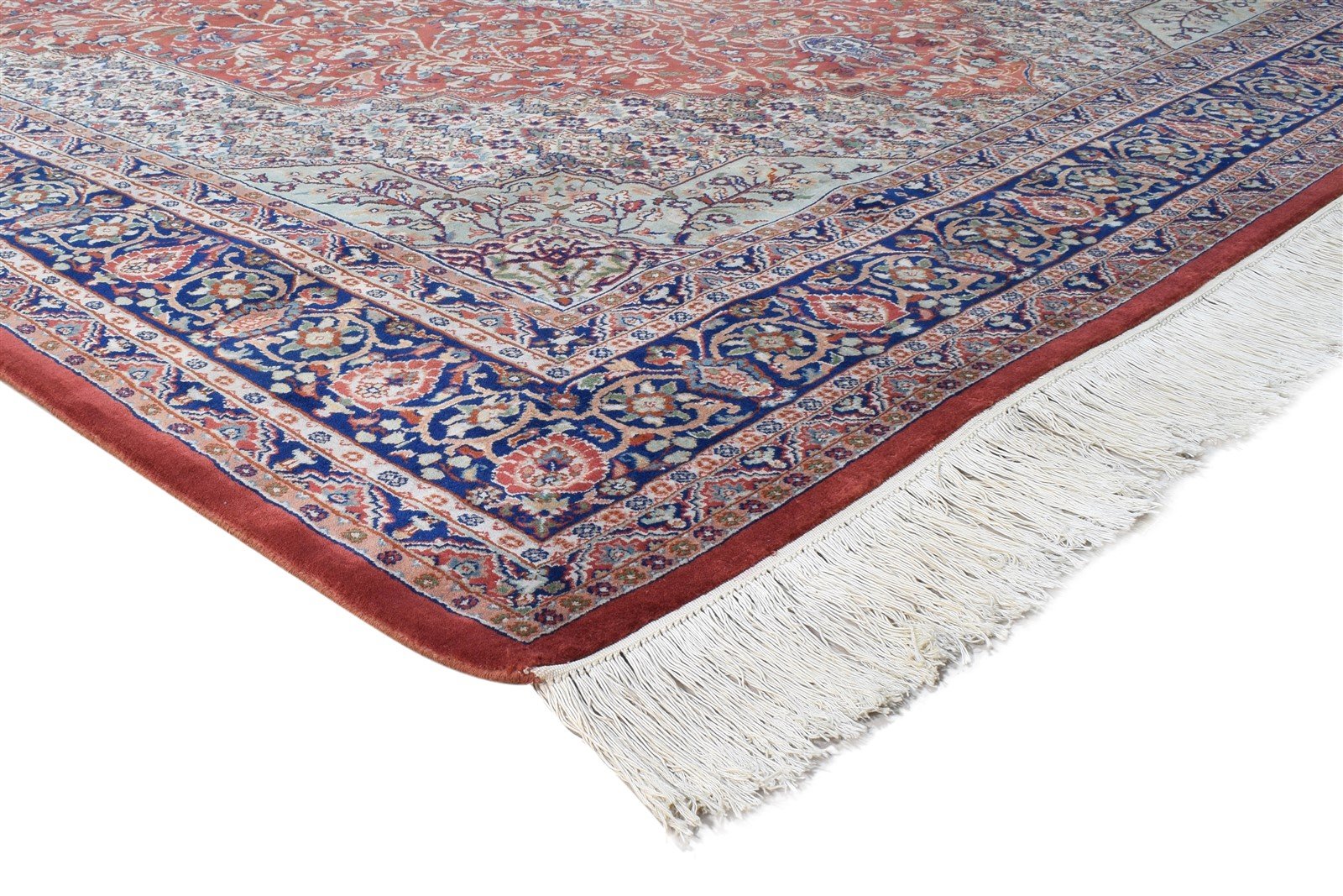 8' X 11' Rug Wool Red Persian Hand Knotted Heriz-Indian Oriental Large Carpet 7864629330069
