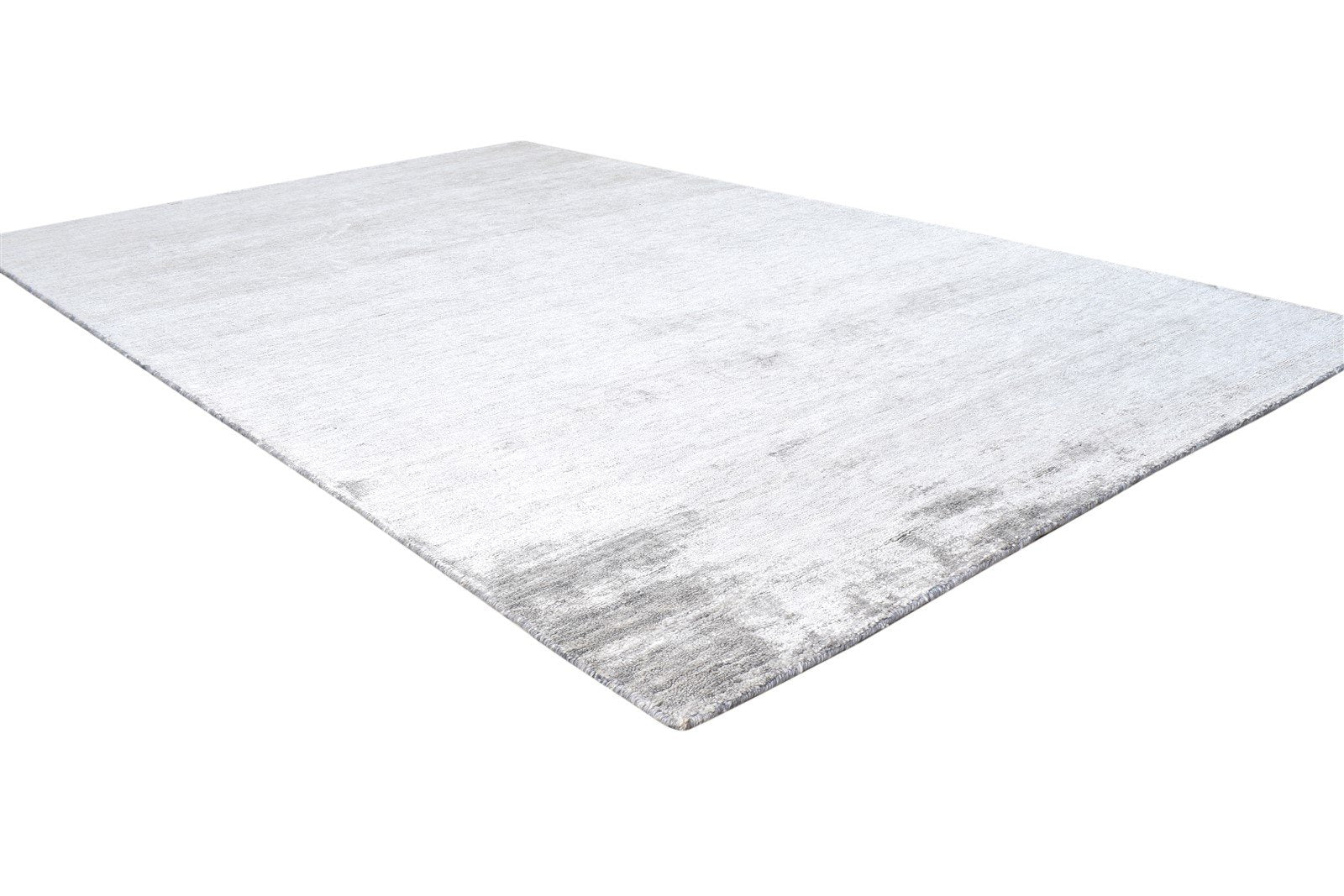 Kara 8' X 8' Rug Silk Grey Modern Handloom Scandinavian Solid 7864917360789