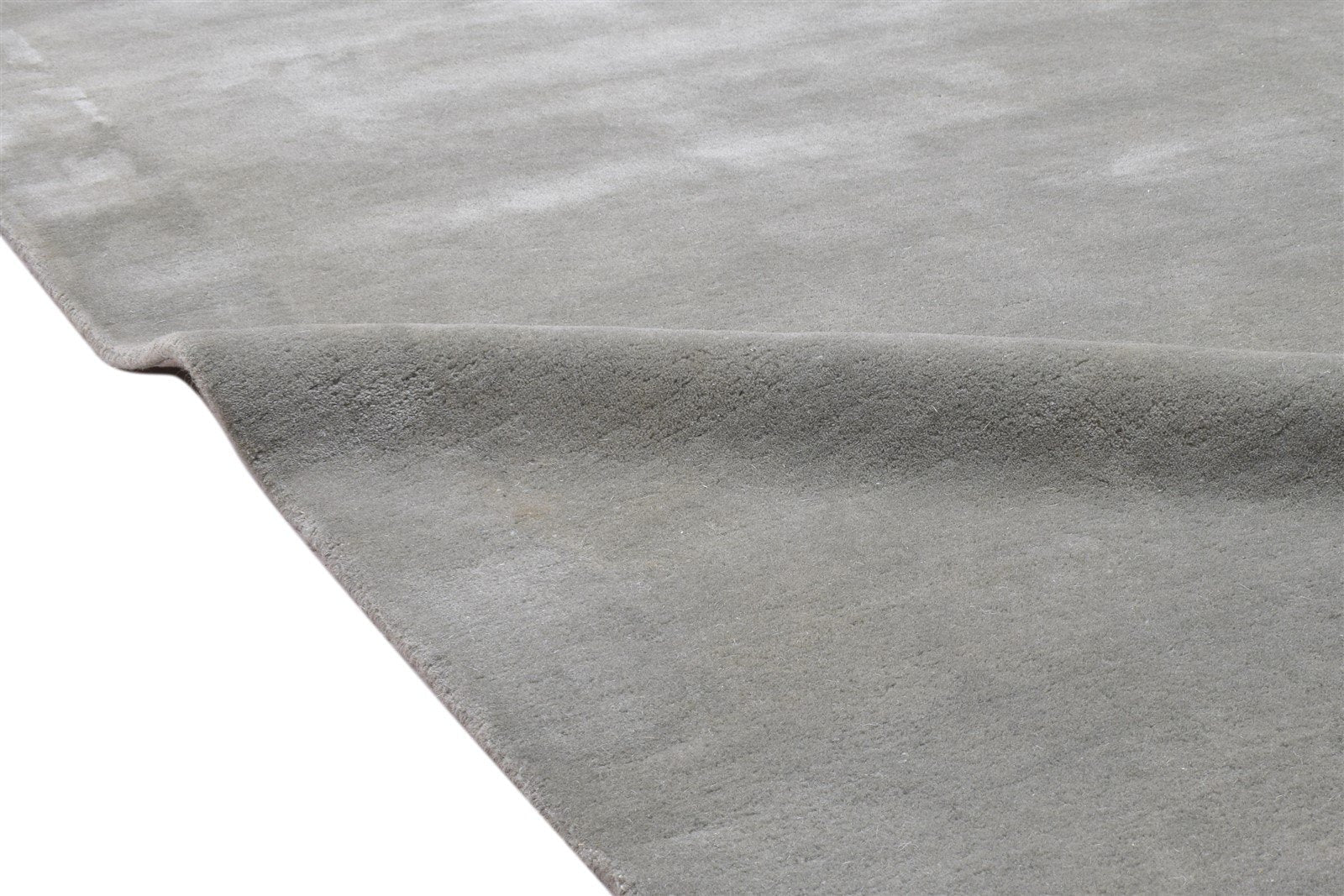 8' X 8' Rug Wool Dark Grey Modern Hand Tufted Scandinavian Solid Large Carpet 7864818073749