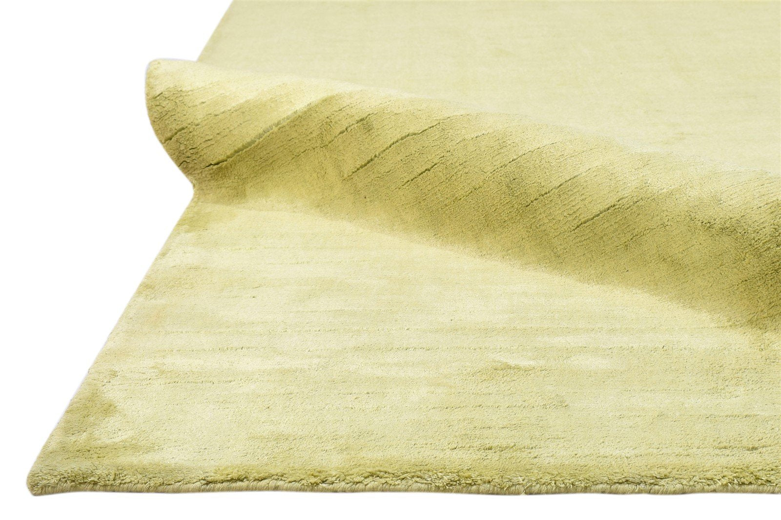 8' X 9' Rug Silk Gold Modern Handloom Scandinavian Solid Large Carpet 7860697235605