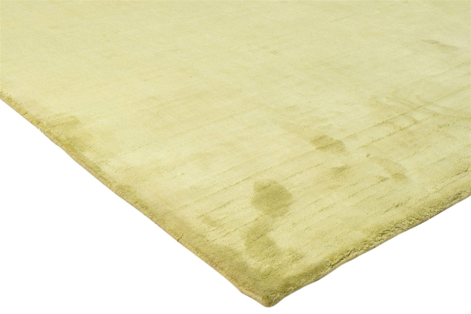 8' X 9' Rug Silk Gold Modern Handloom Scandinavian Solid Large Carpet 7860697235605