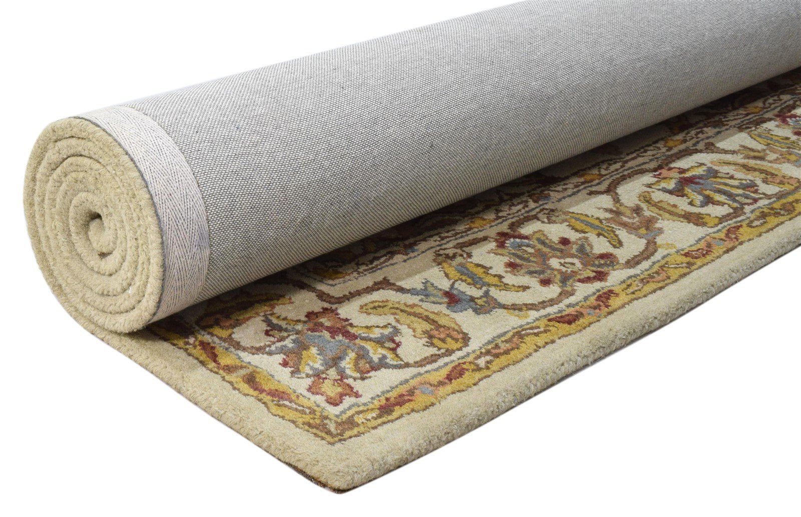 Wool Beige Rug 5' X 8' Persian Hand Tufted Agra Oriental Room Size Carpet Area Rug