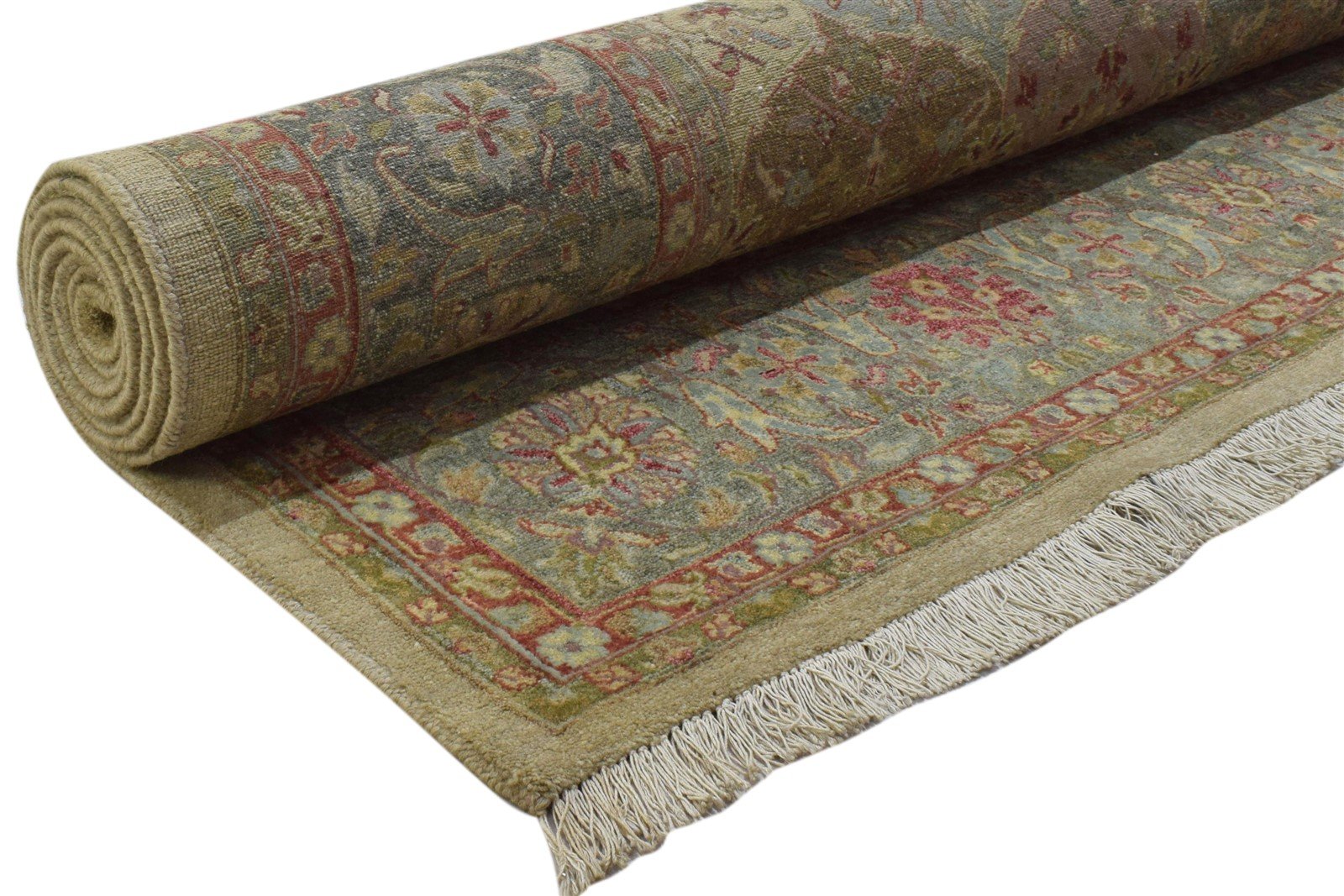 Aurora 8X10 Rug Wool Multi Color Persian Hand Knotted Bakhtiari Oriental 7860694352021