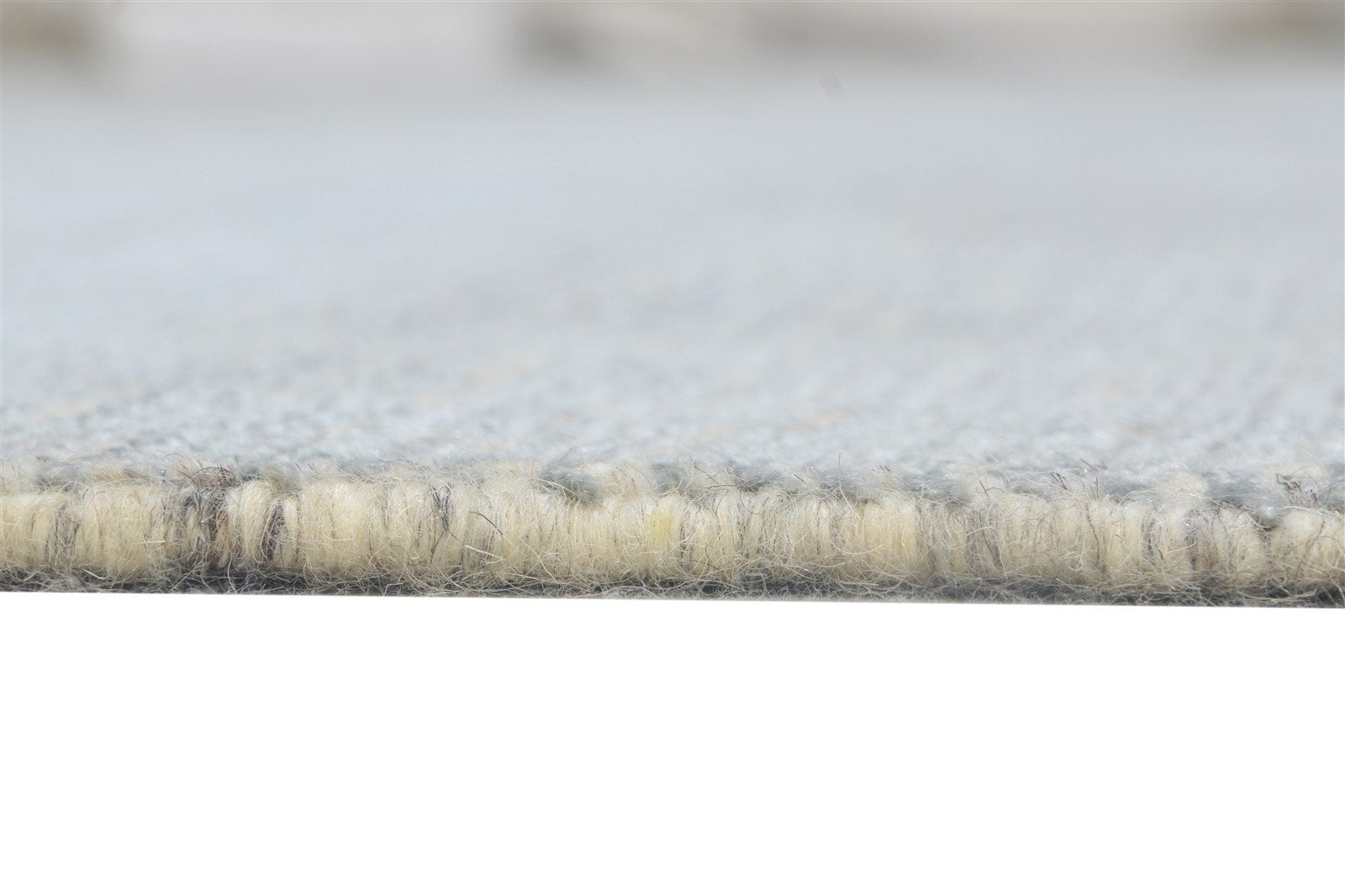 8X10 Rug Wool / Silk Grey Modern Hand Knotted Scandinavian Solid Large Carpet 7864579522709