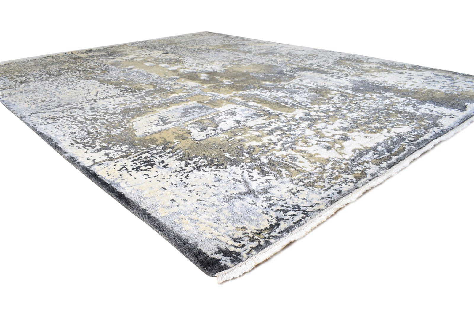 Dian 8X10 Rug Wool / Silk Sage Modern Hand Knotted American Abstract 7865106333845