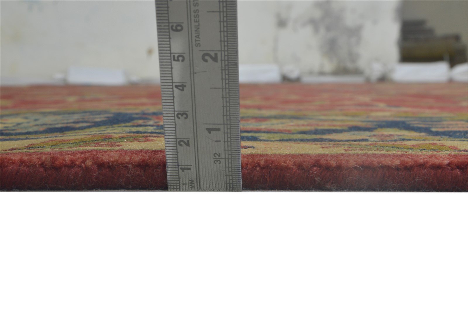 9' X 11' Rug Wool Red Persian Hand Knotted Kashan Oriental Large Carpet 7864173330581