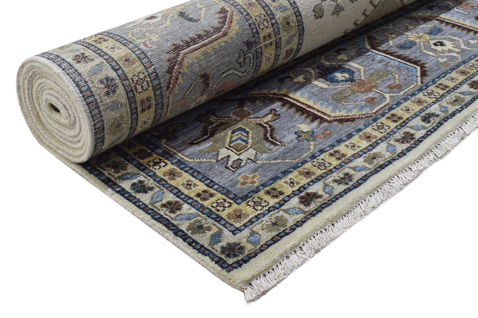9' X 12' Rug Wool Cream Persian Hand Knotted Kazak Oriental Extra Large Carpet 7864195809429