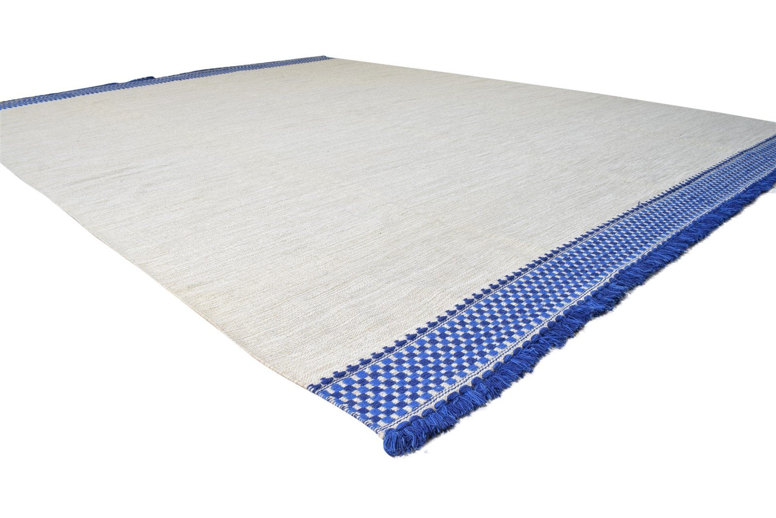 9' X 12' Rug Wool Grey Modern Dhurrie Scandinavian Striped Extra Large Carpet 7865187106965