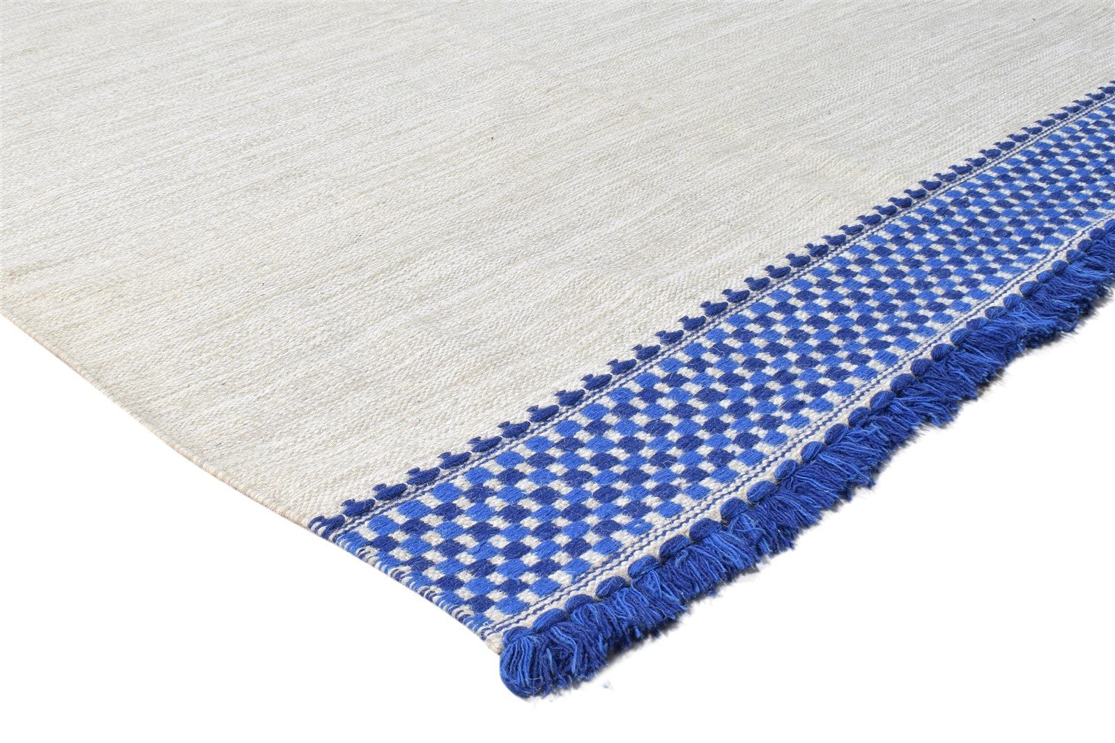 9' X 12' Rug Wool Grey Modern Dhurrie Scandinavian Striped Extra Large Carpet 7865187106965