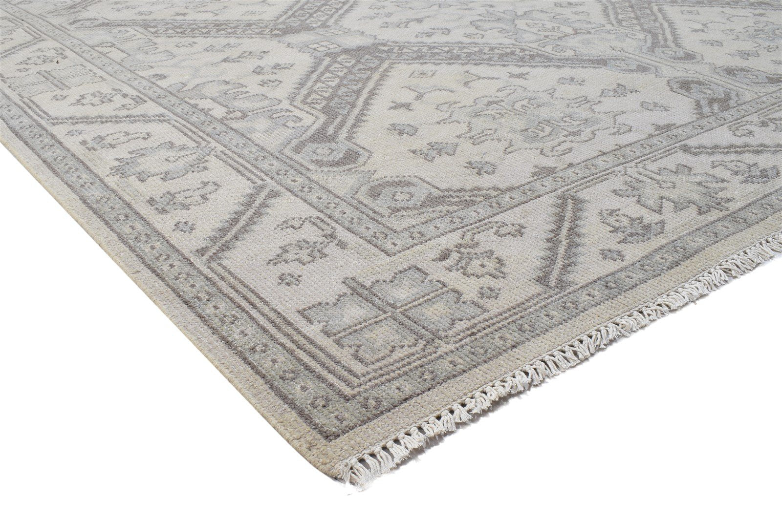 9' X 12' Rug Wool Grey Persian Hand Knotted Kazak Oriental Large Carpet 7864103403669