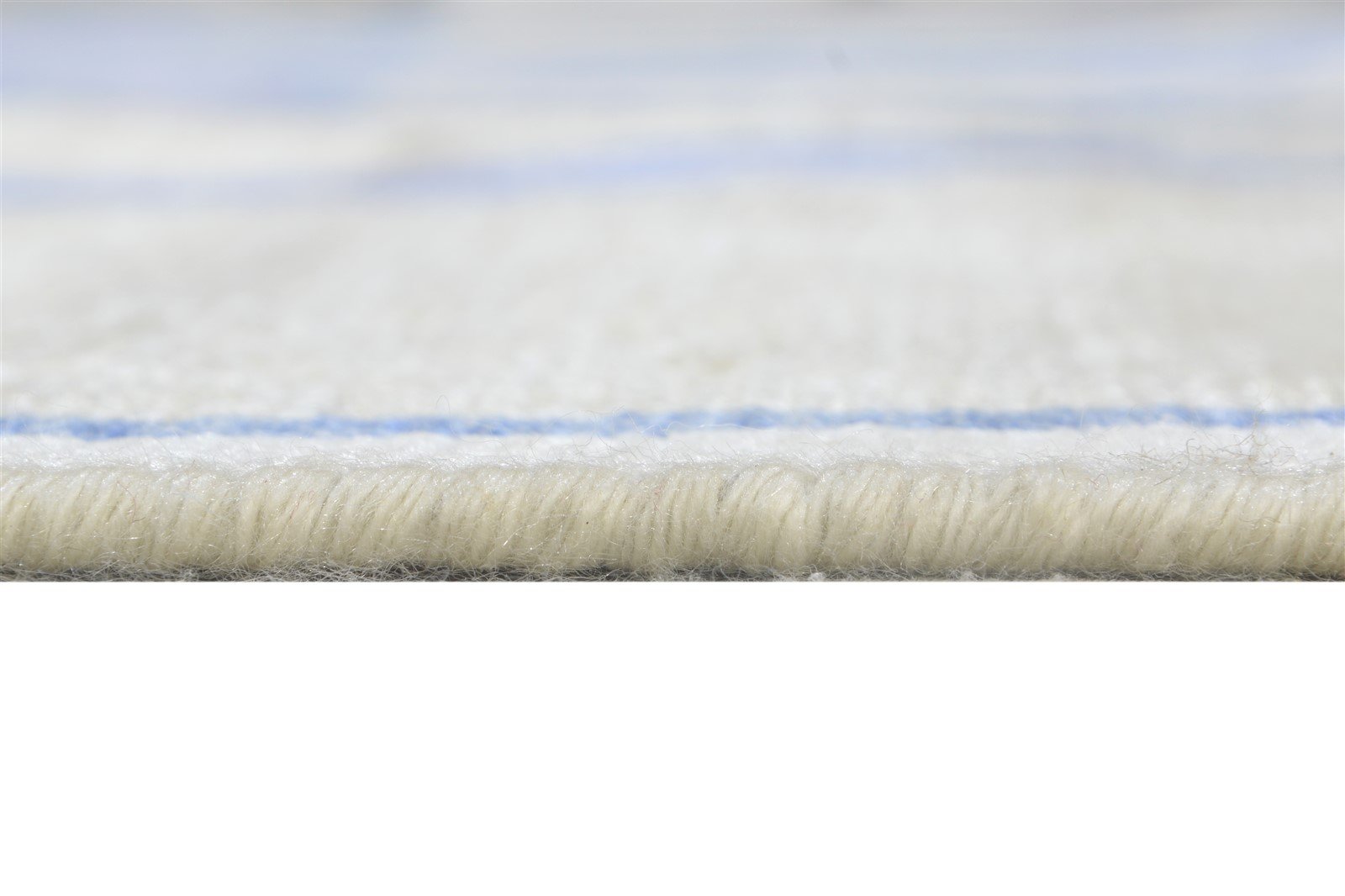 9' X 12' Rug Wool / Silk Blue Modern Hand Woven French Abstract Large Carpet 7864810242197